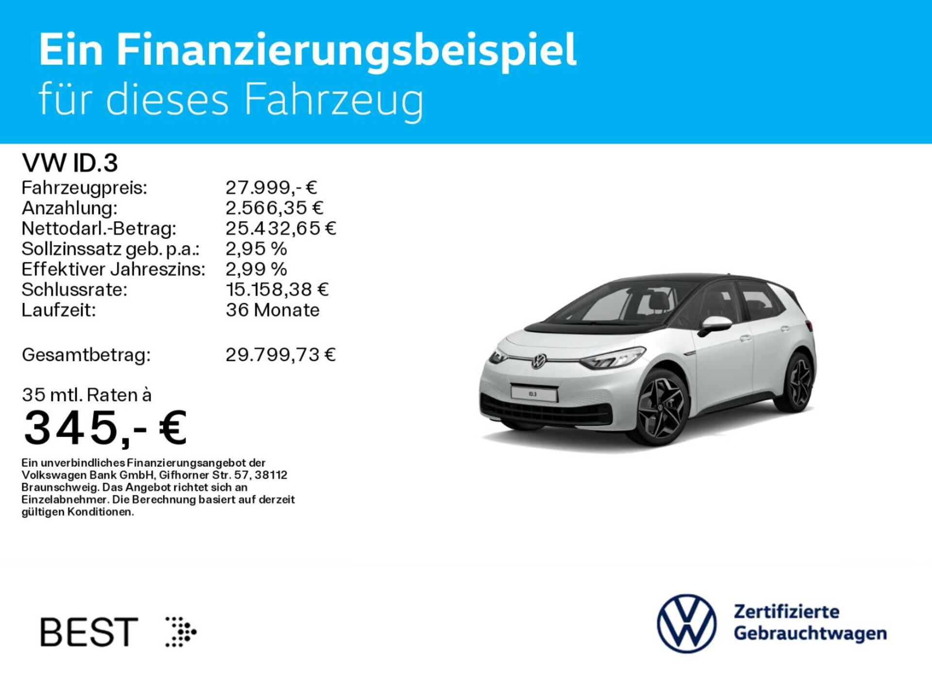 Volkswagen ID.3 Pro S