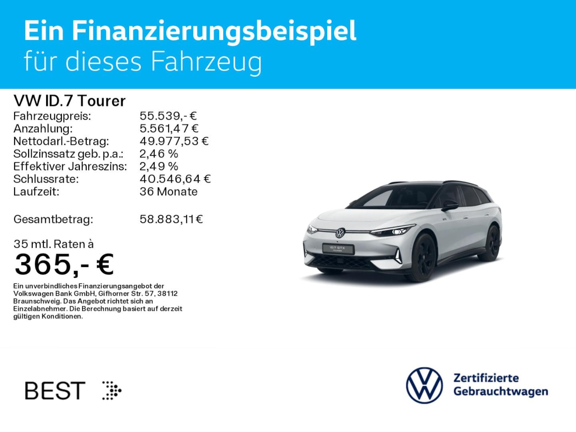 Volkswagen ID.7 Tourer GTX