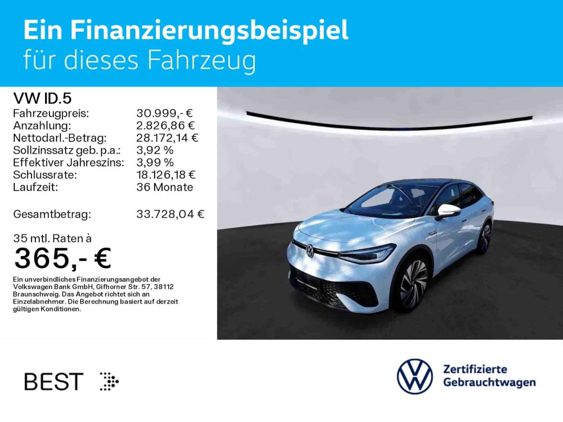 Volkswagen ID.5 Pro Performance
