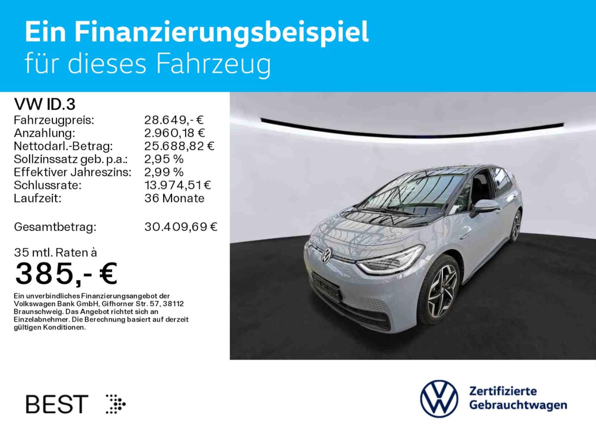 Volkswagen ID.3 Pro S