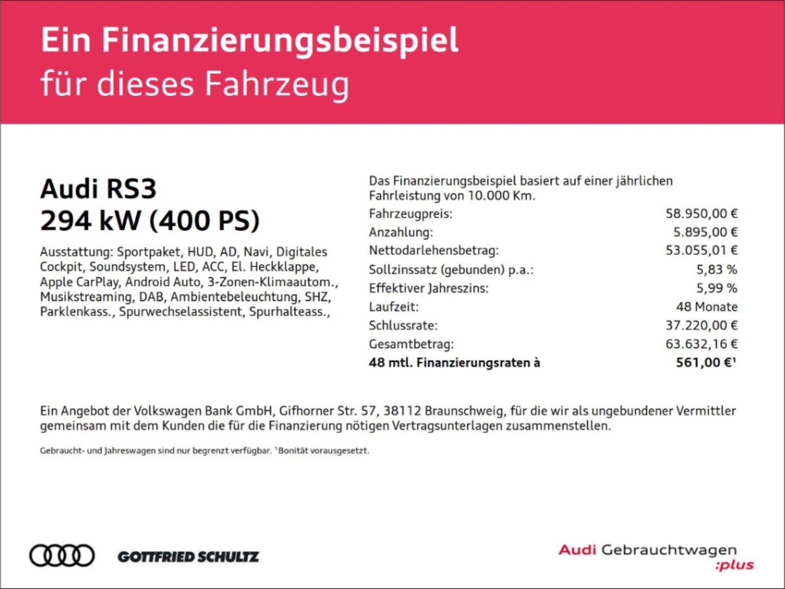 Audi RS 3 Sportback – Bild 2