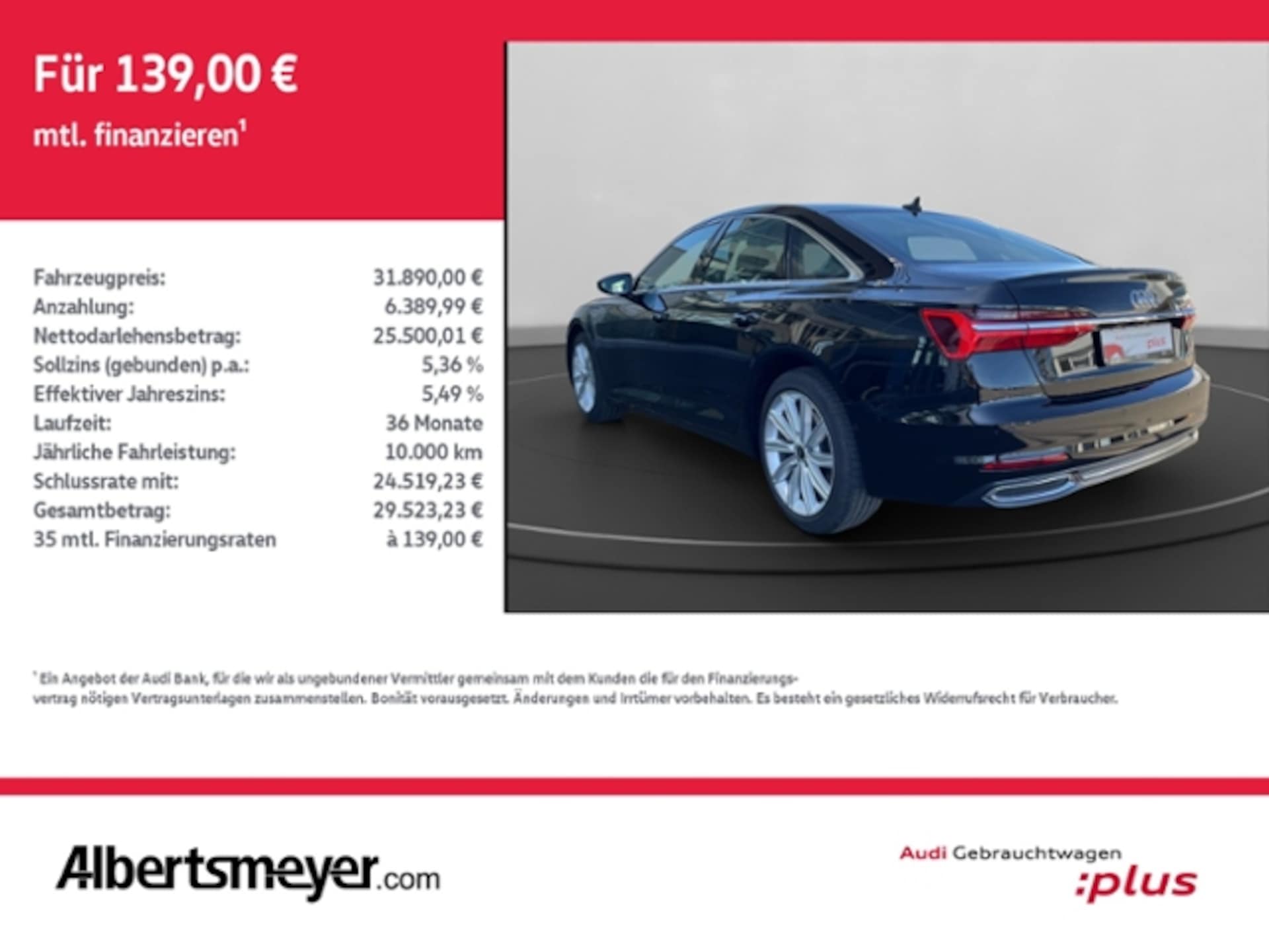 Audi A6 Limousine advanced