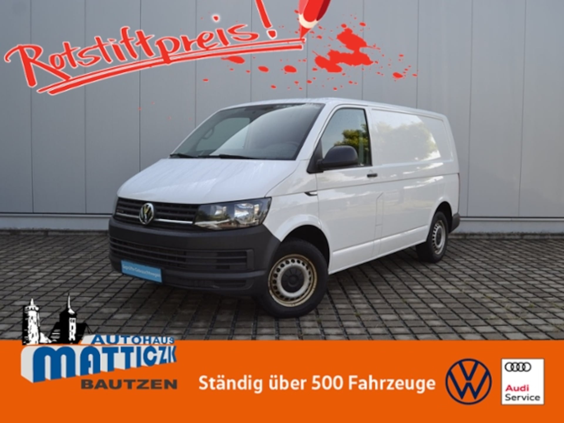 Volkswagen T6 Transporter Kasten kurzer Radstand