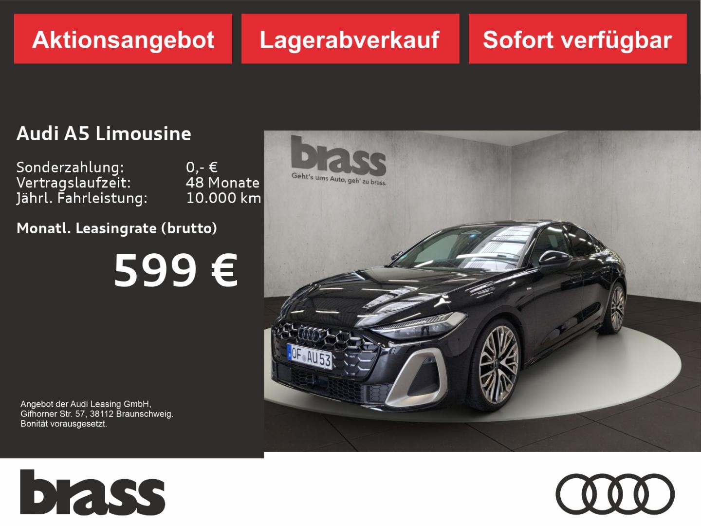Bild über Audi A5 Limousine TFSI quattro S tronic - für weitere Informationen kontaktieren Sie den Audi Partner
