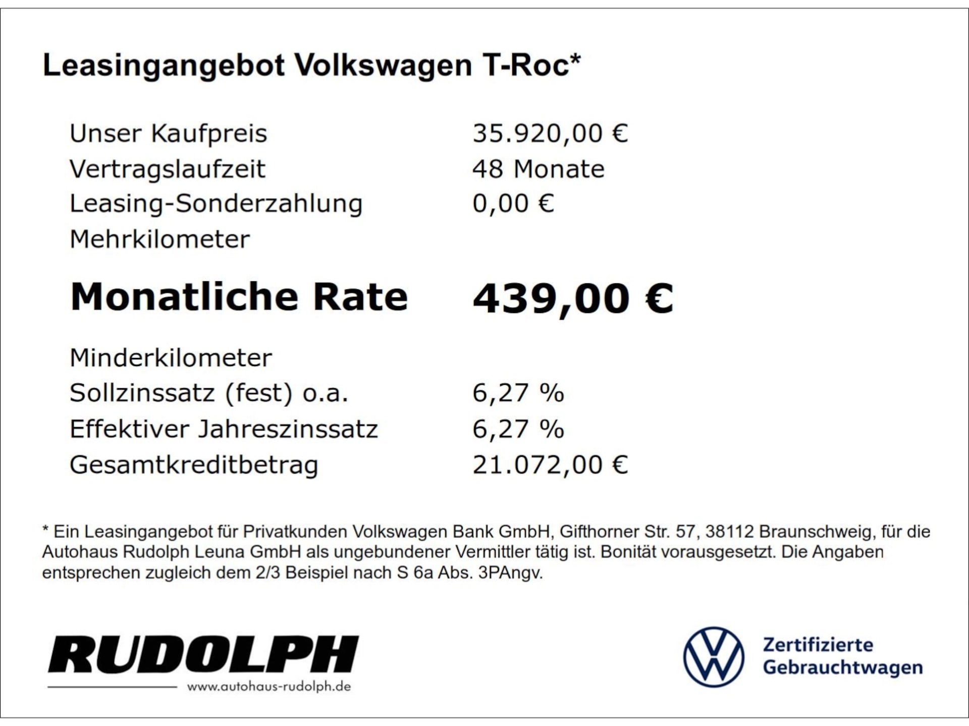 Volkswagen T-Roc Cabriolet ENERGY