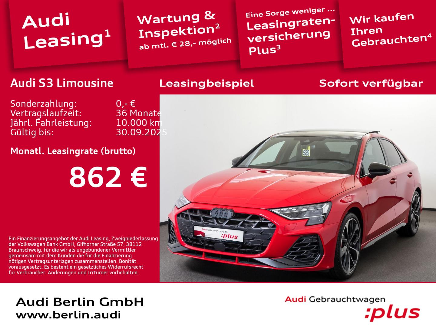 Image about Audi S3 Limousine TFSI quattro S tronic