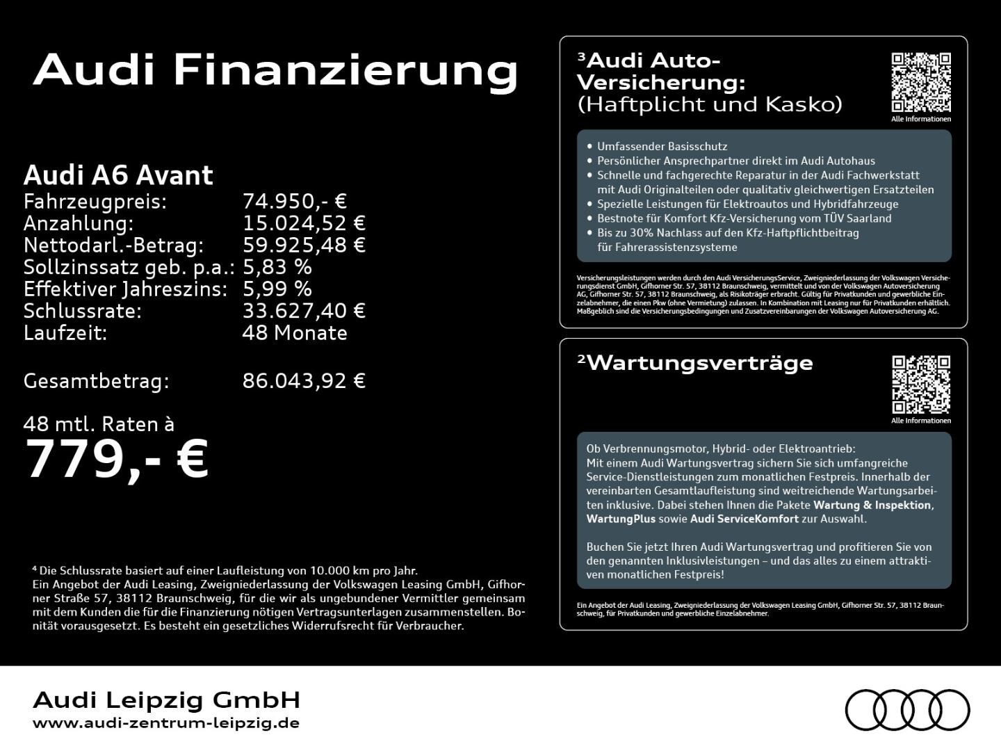 Bild über Audi A6 Avant edition one TDI quattro 150 kW S tronic - für weitere Informationen kontaktieren Sie den Audi Partner