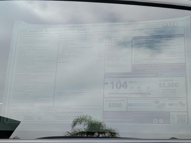 2027 Audi Q6 Sportback e-tron