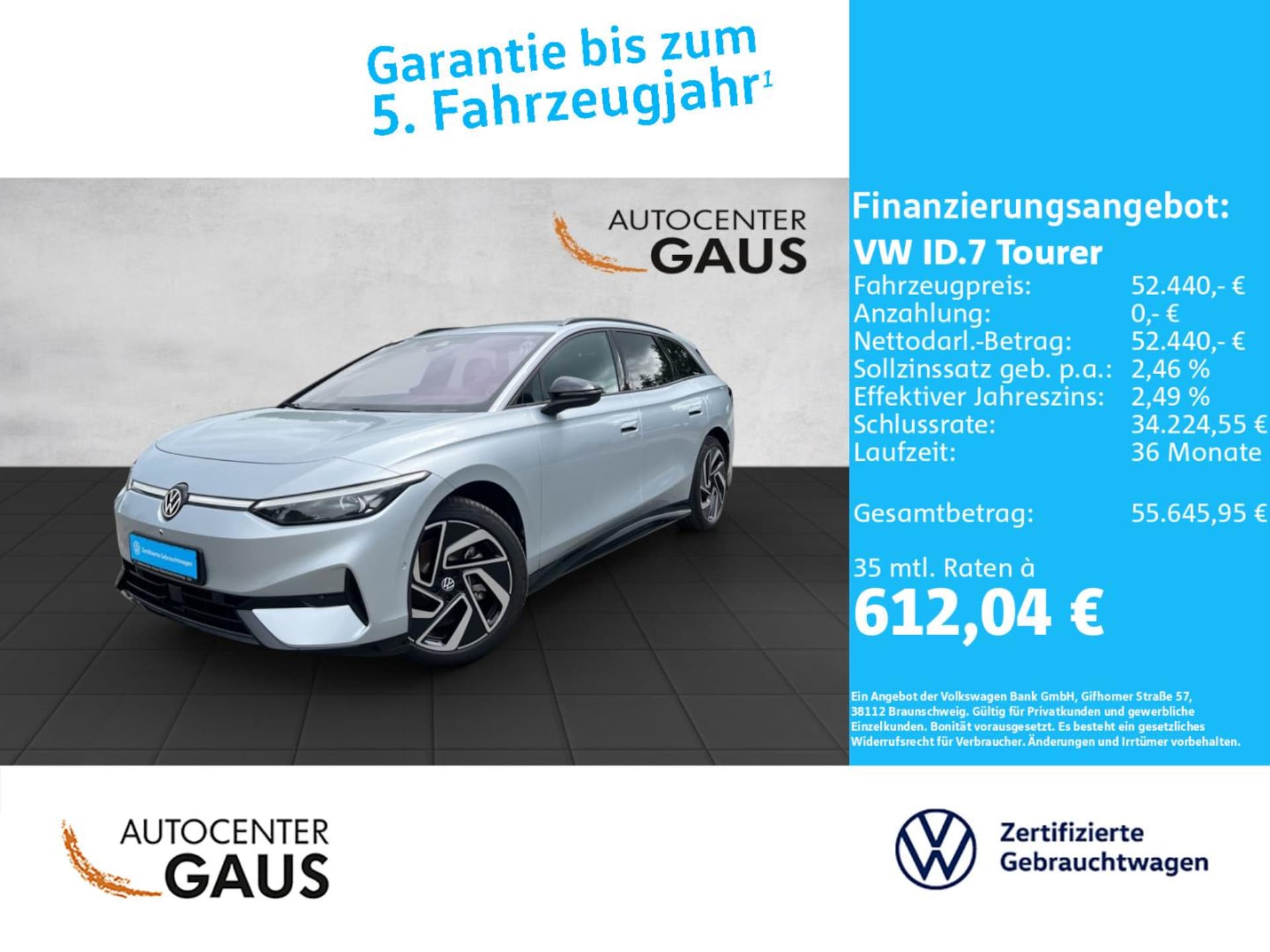 Volkswagen ID.7 Tourer Pro