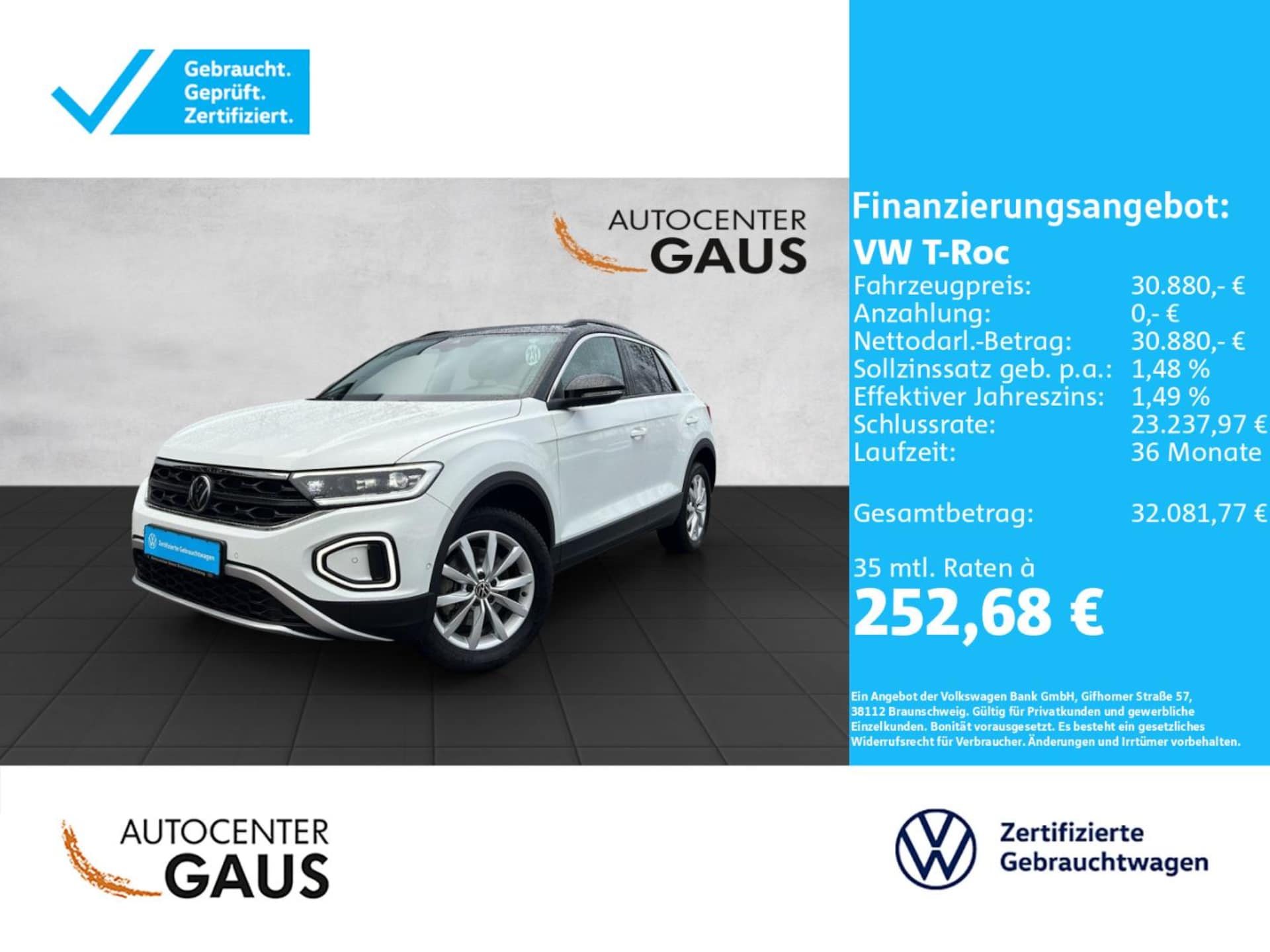 Volkswagen T-Roc Life