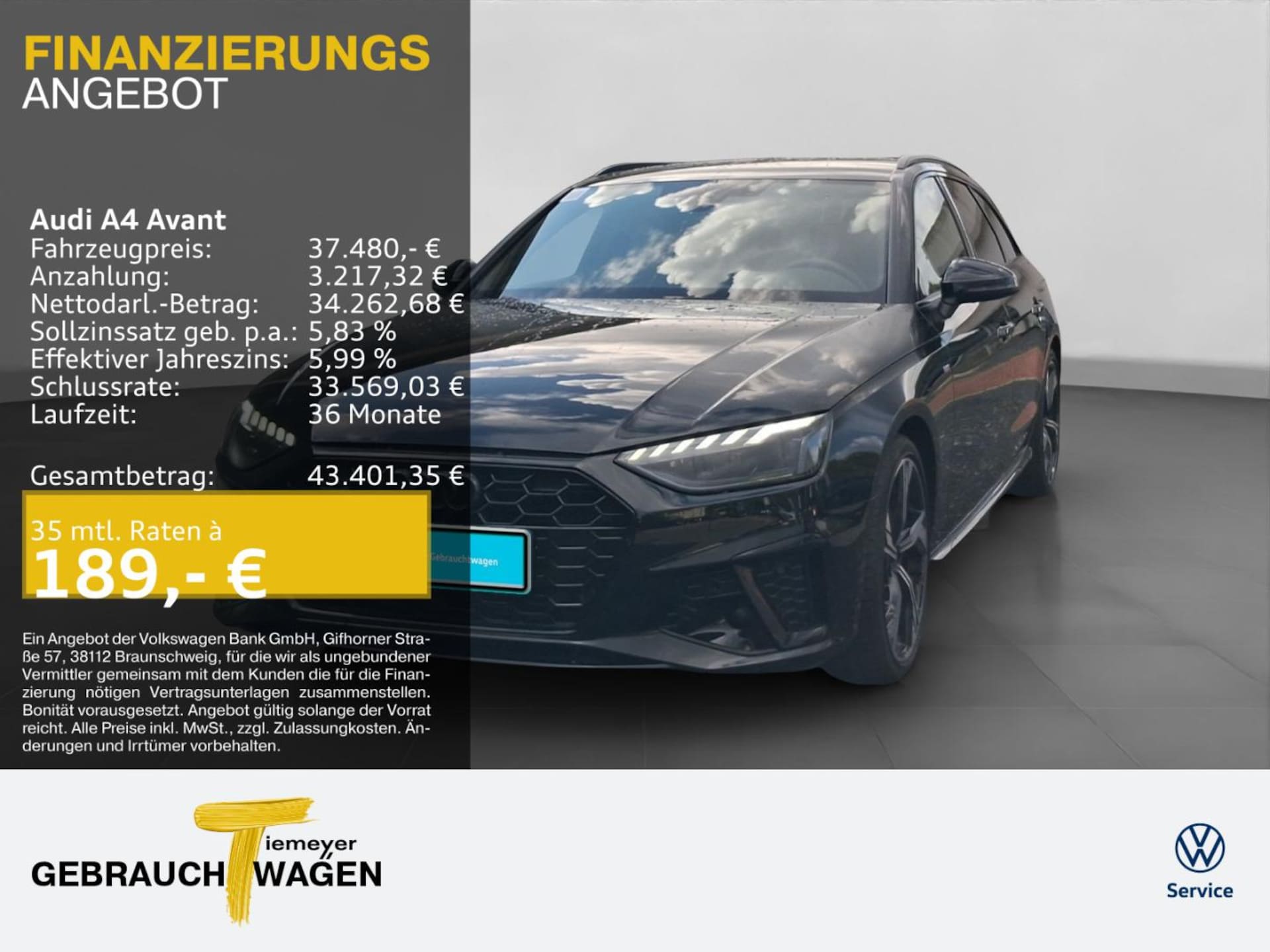Audi A4 Avant S line