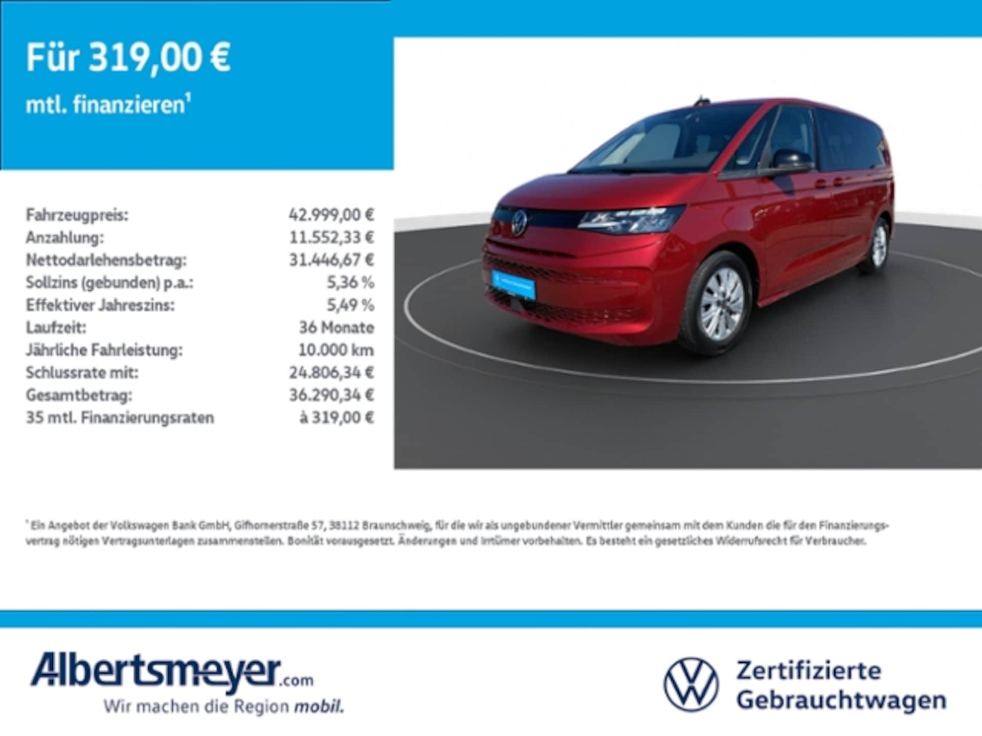 Volkswagen Multivan Basis-Modell