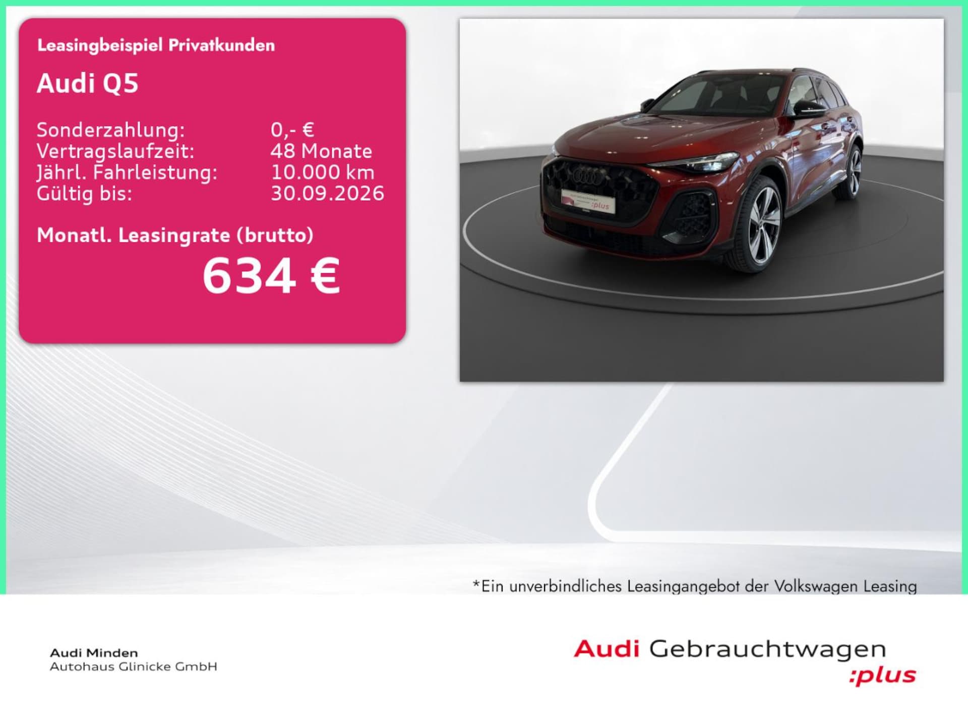 Audi Q5 SUV edition one