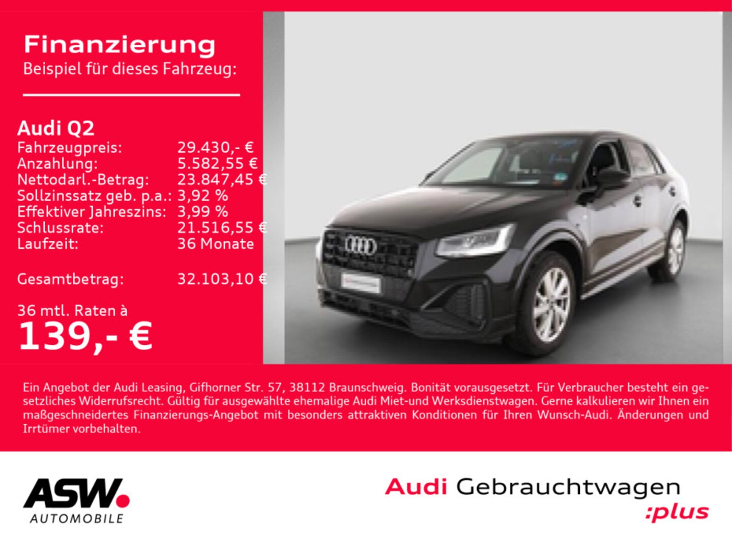 Bild über Audi Q2 S line 35 TFSI S tronic - für weitere Informationen kontaktieren Sie den Audi Partner