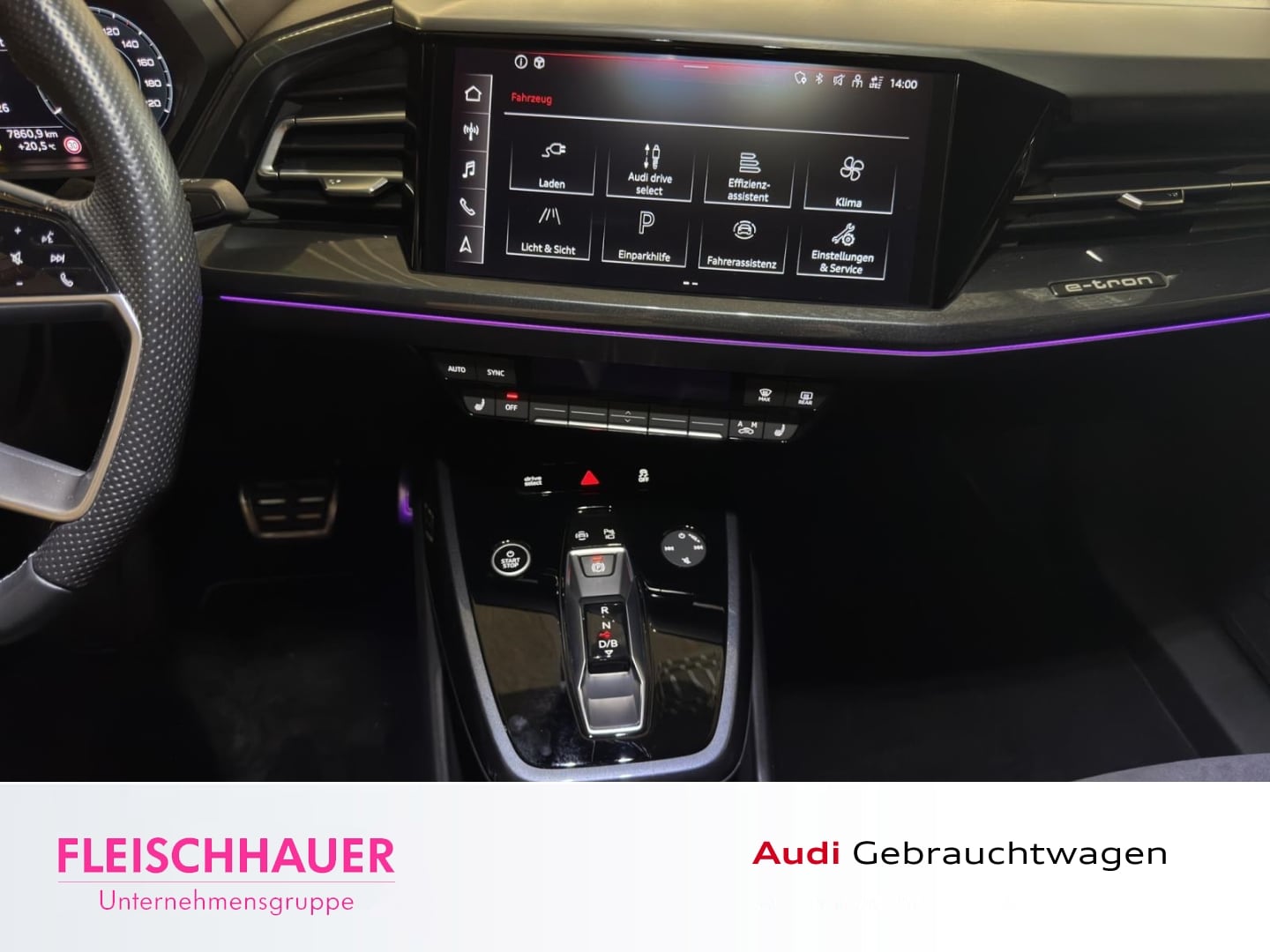 Bild über Audi Q4 Sportback e-tron 50 e-tron quattro - für weitere Informationen kontaktieren Sie den Audi Partner