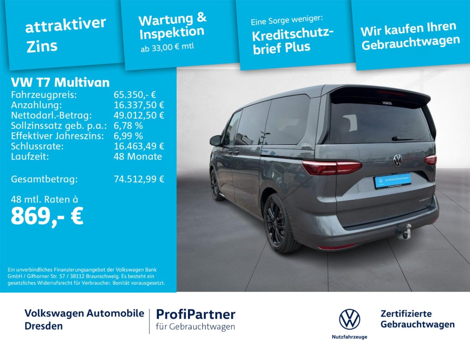 Volkswagen Multivan Langversion – Bild 2