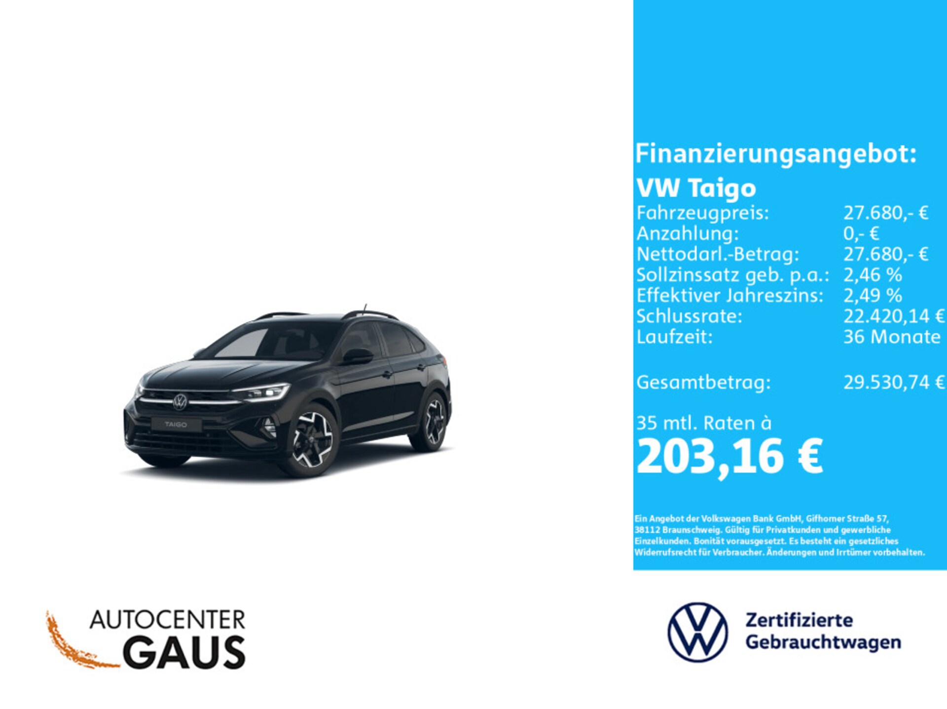 Volkswagen Taigo R-Line