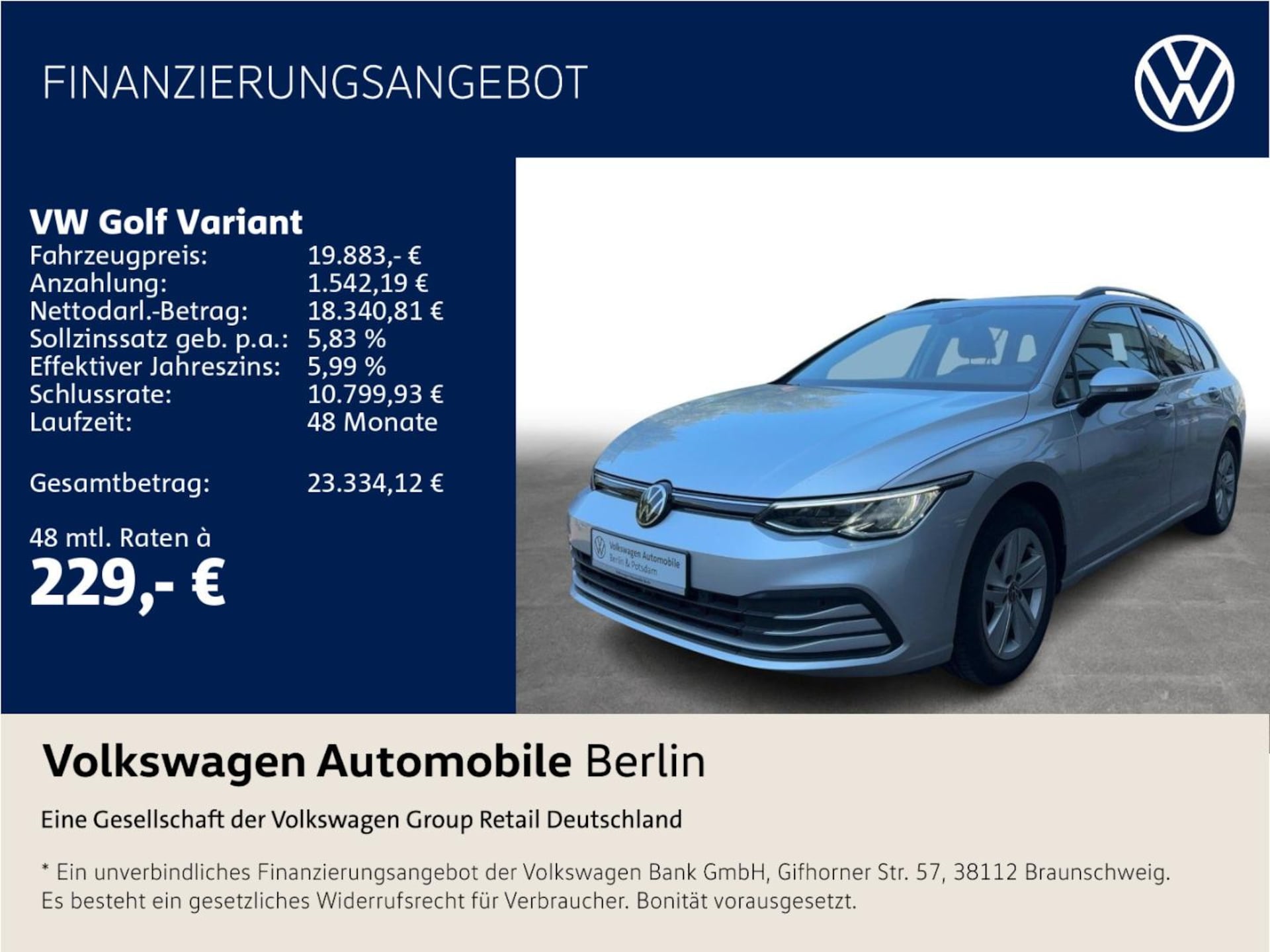 Volkswagen Golf Variant Life