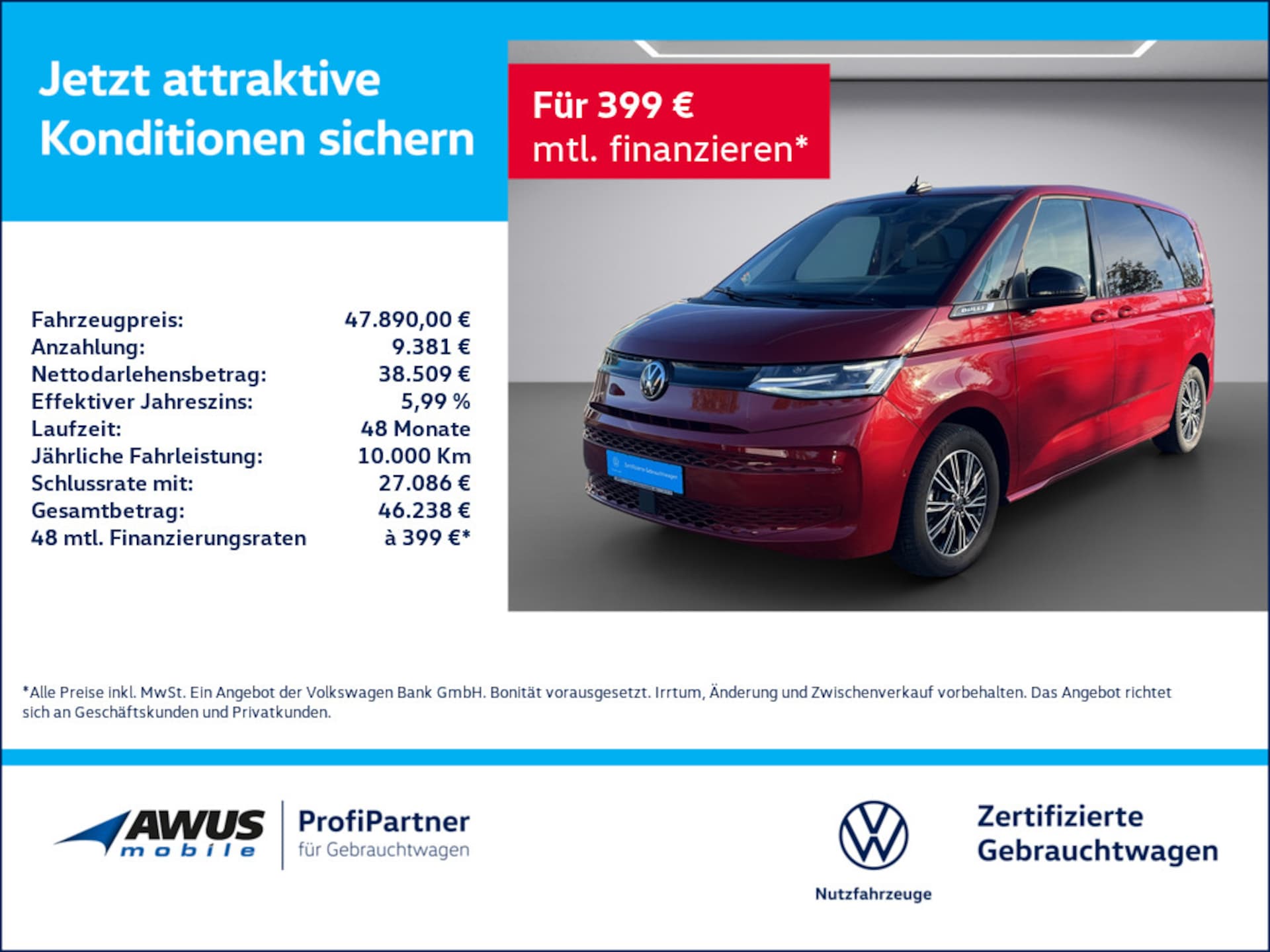 Volkswagen Multivan Basis-Modell