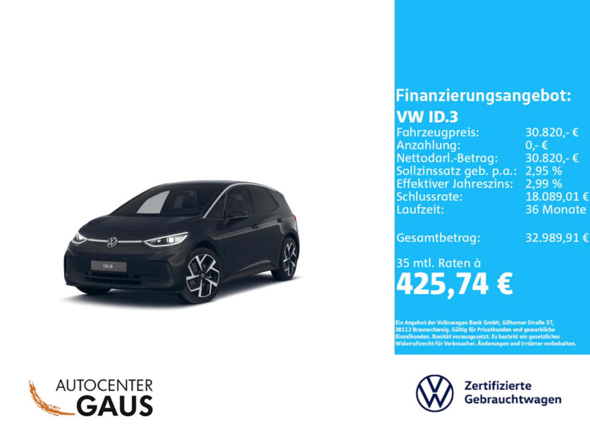 Volkswagen ID.3 MOVE Pro