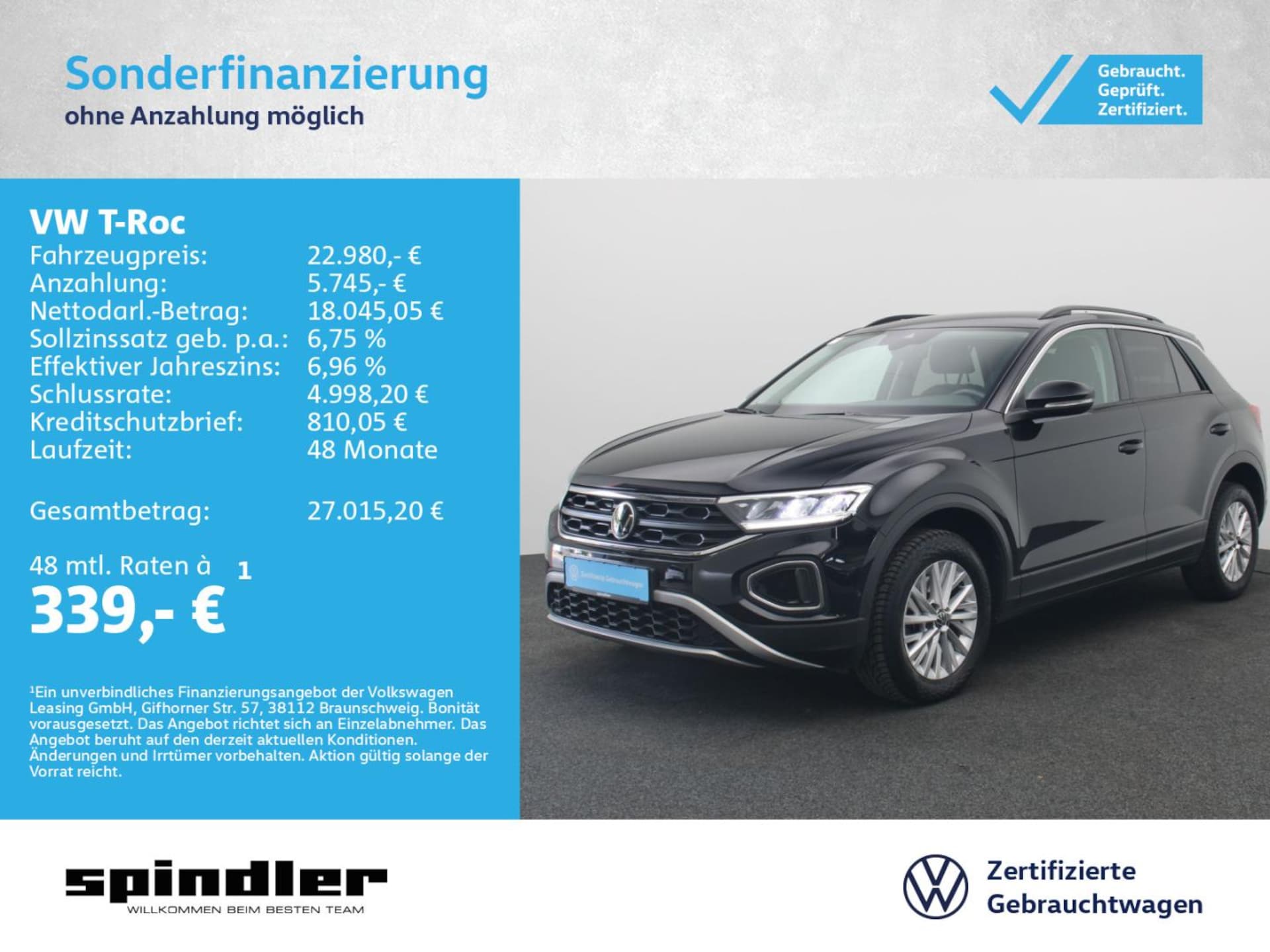 Volkswagen T-Roc Life
