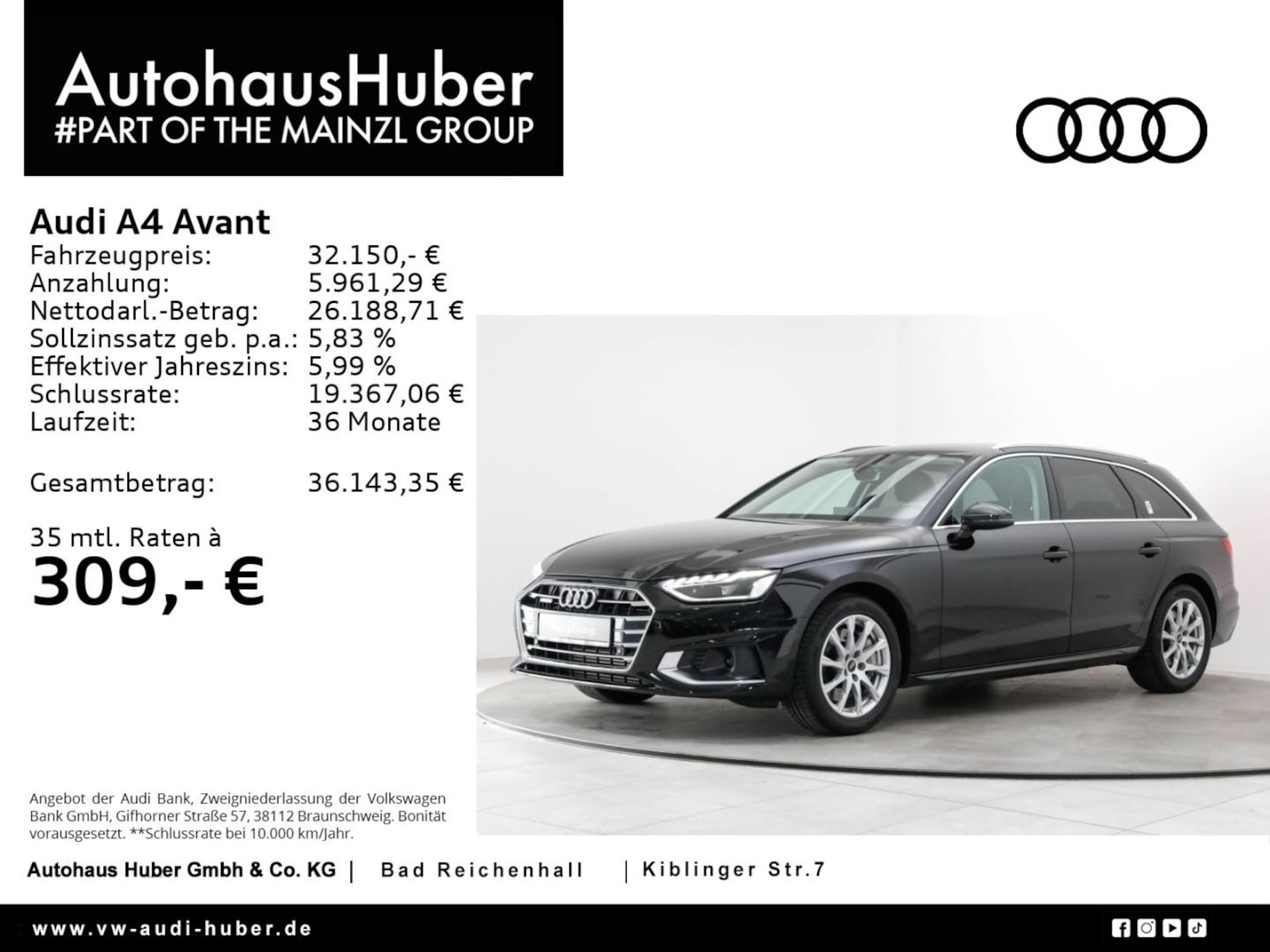 Audi A4 Avant Advanced