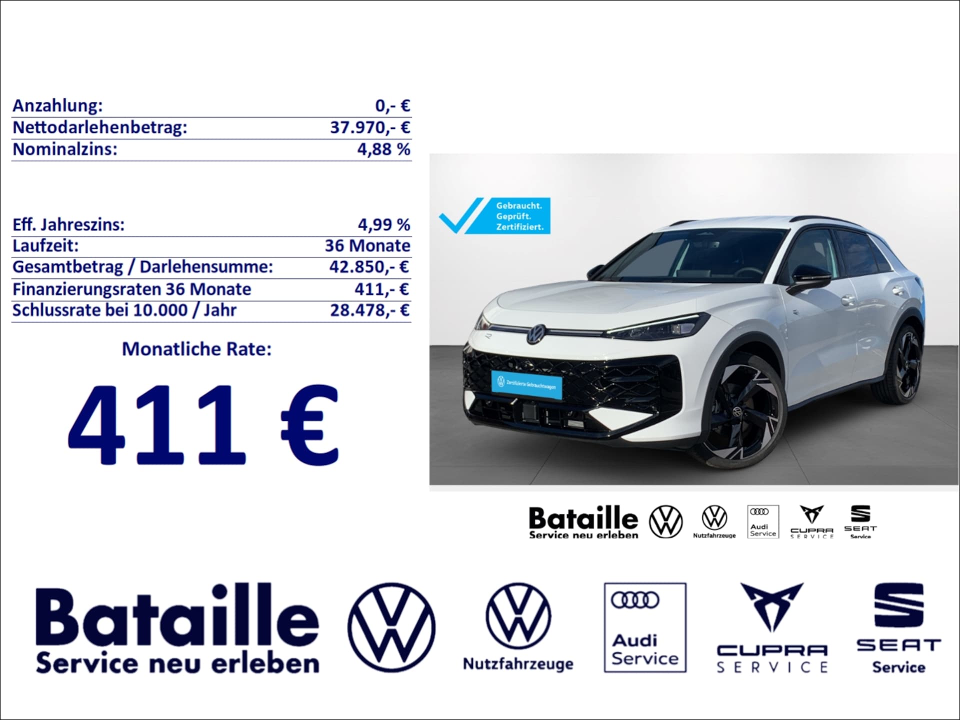 Volkswagen T-Roc — Volkswagen T-Roc 1.5 eTSI R-Line HUD Navi Area View Matrix