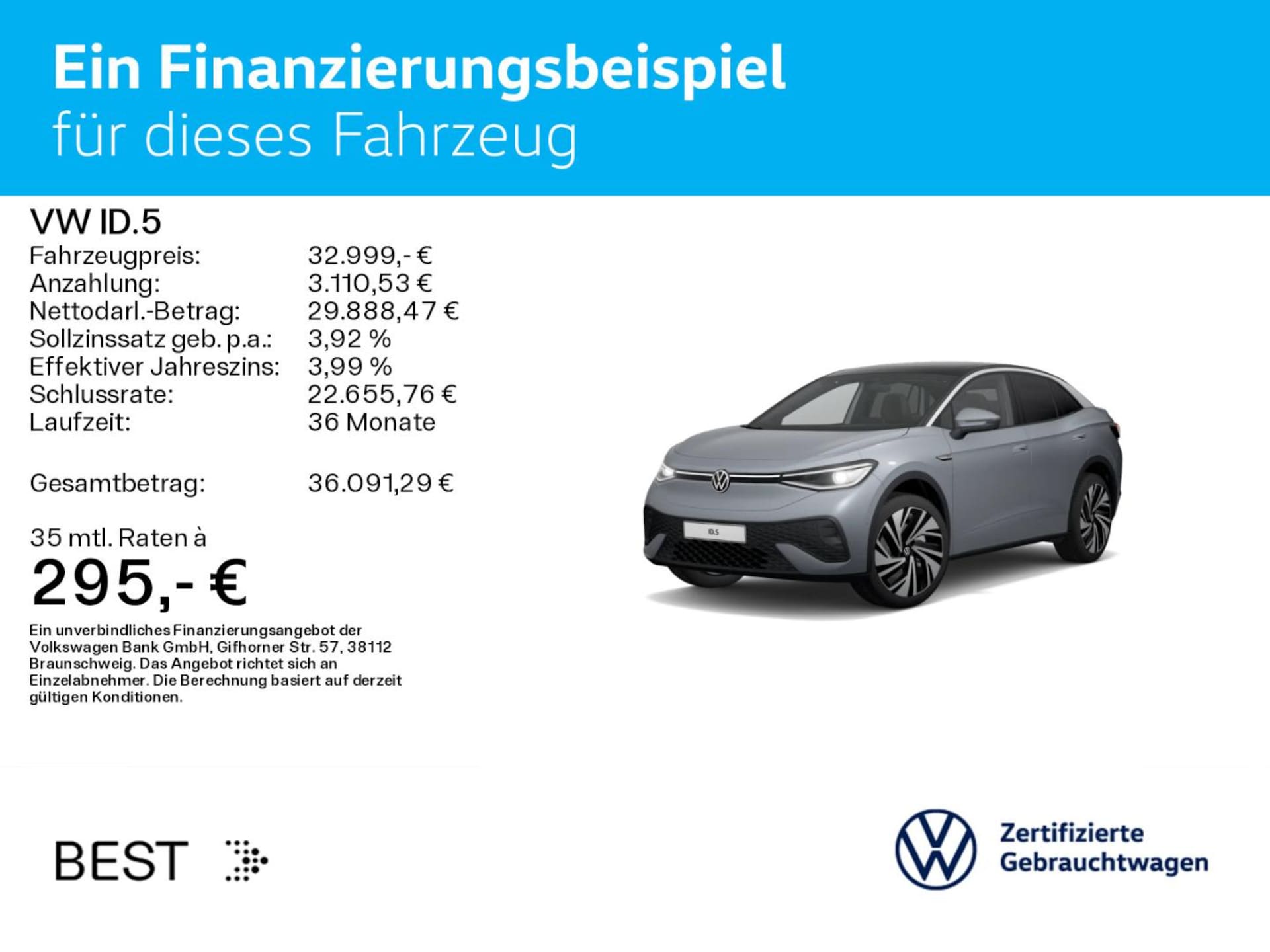 Volkswagen ID.5 Pro Performance