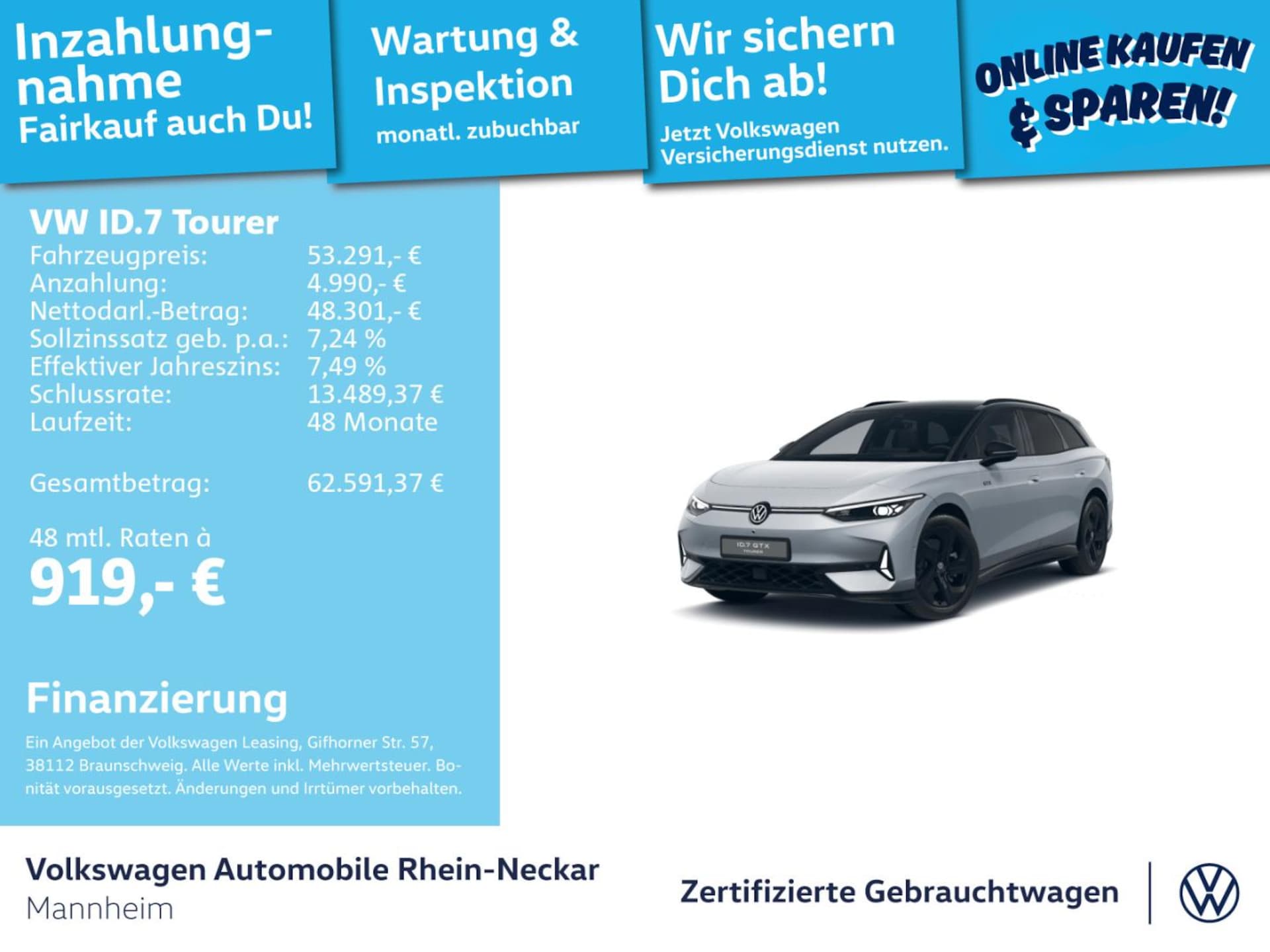 Volkswagen ID.7 Tourer GTX