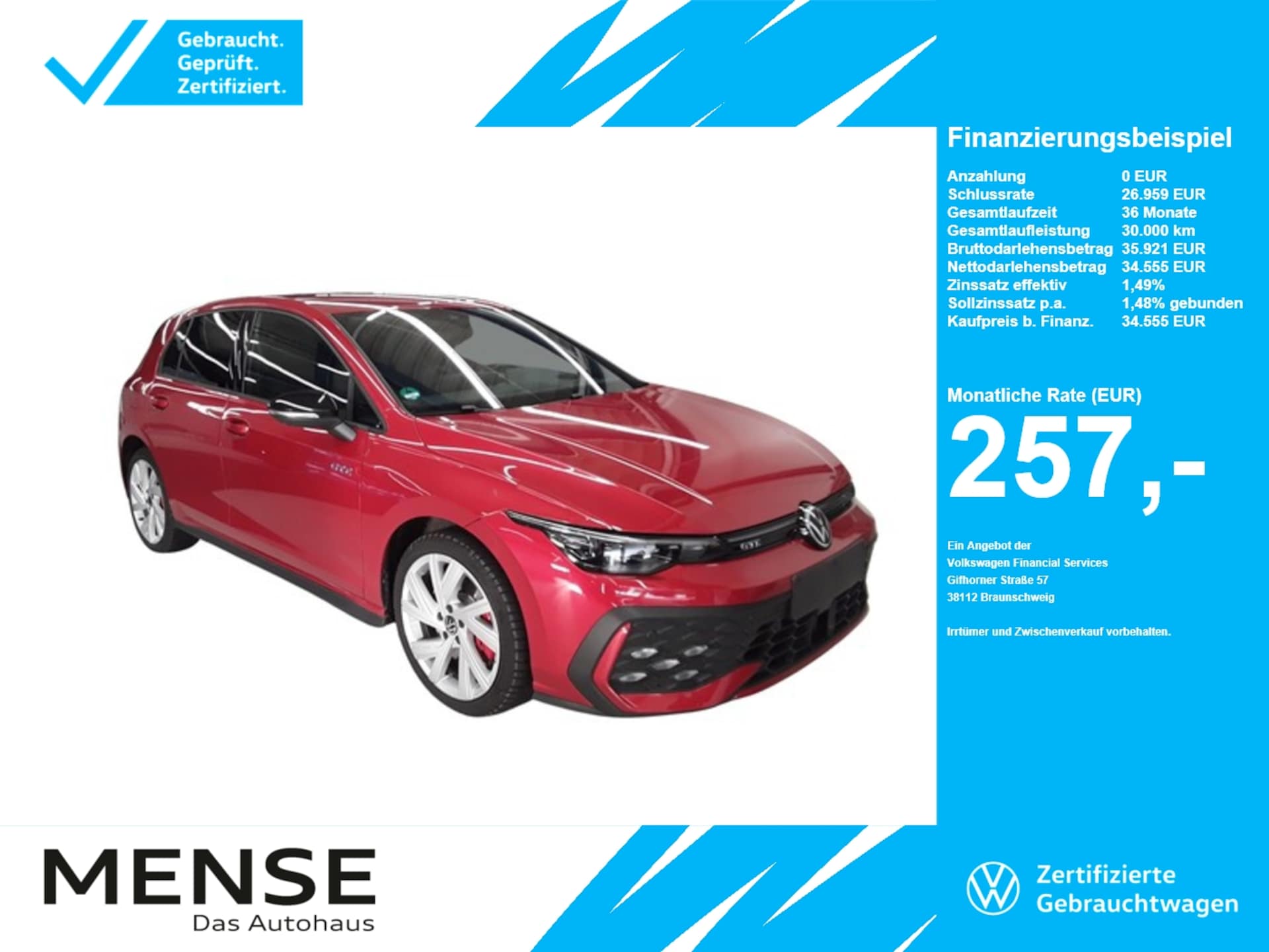 Volkswagen Golf GTE