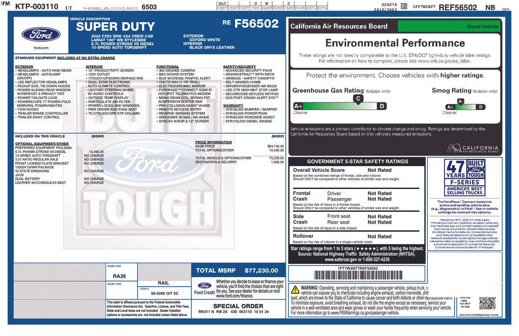 2024 Ford F-250 Super Duty Lariat - Photo 71