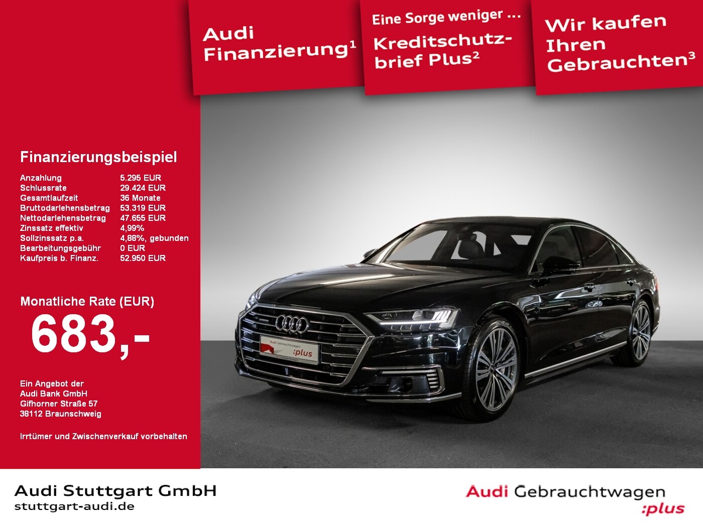 Image about Audi A8 TFSI e 60 TFSI e quattro tiptronic