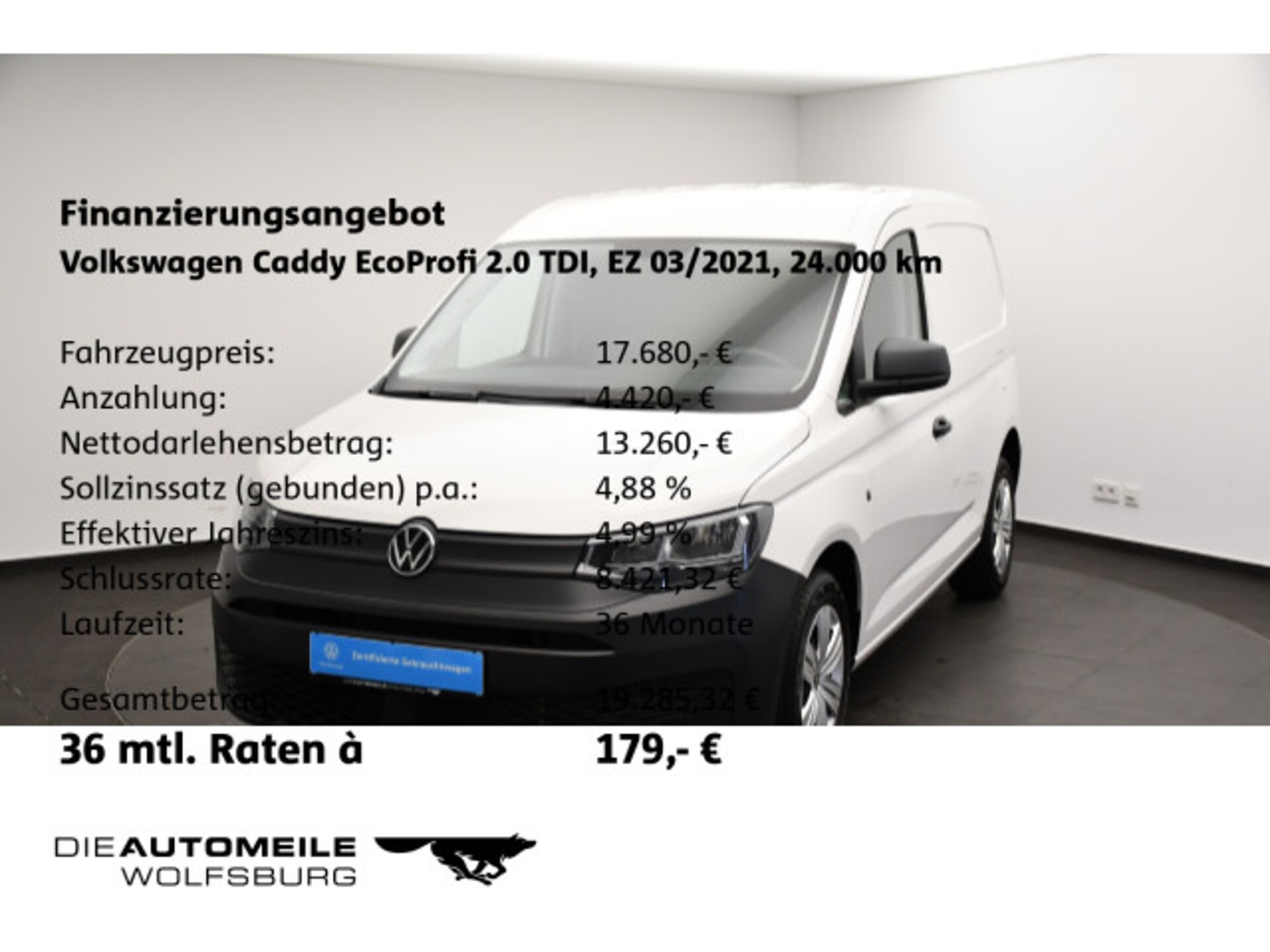Volkswagen Caddy Cargo EcoProfi