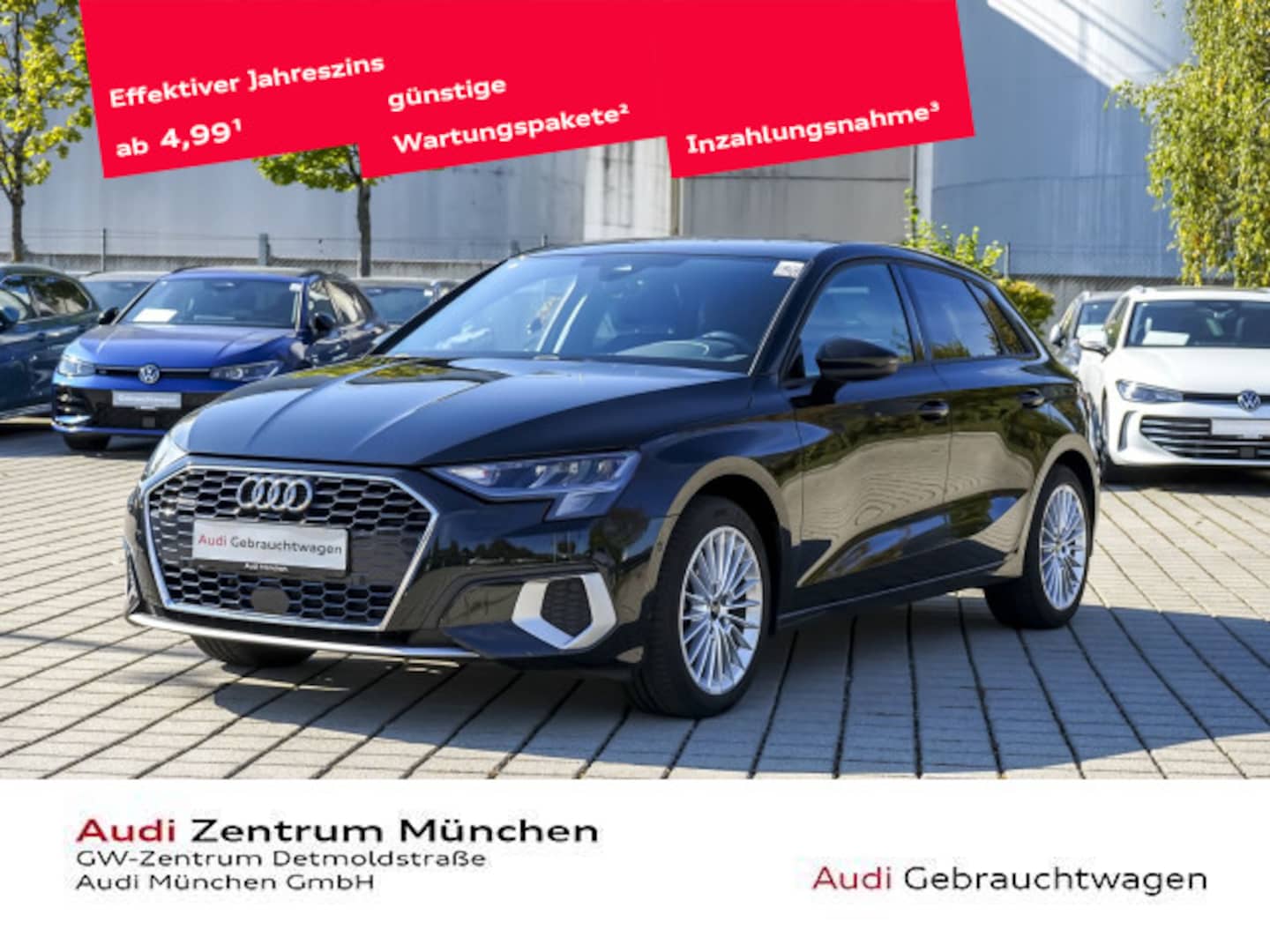 Bild über Audi A3 Sportback advanced 40 TDI quattro S tronic - für weitere Informationen kontaktieren Sie den Audi Partner