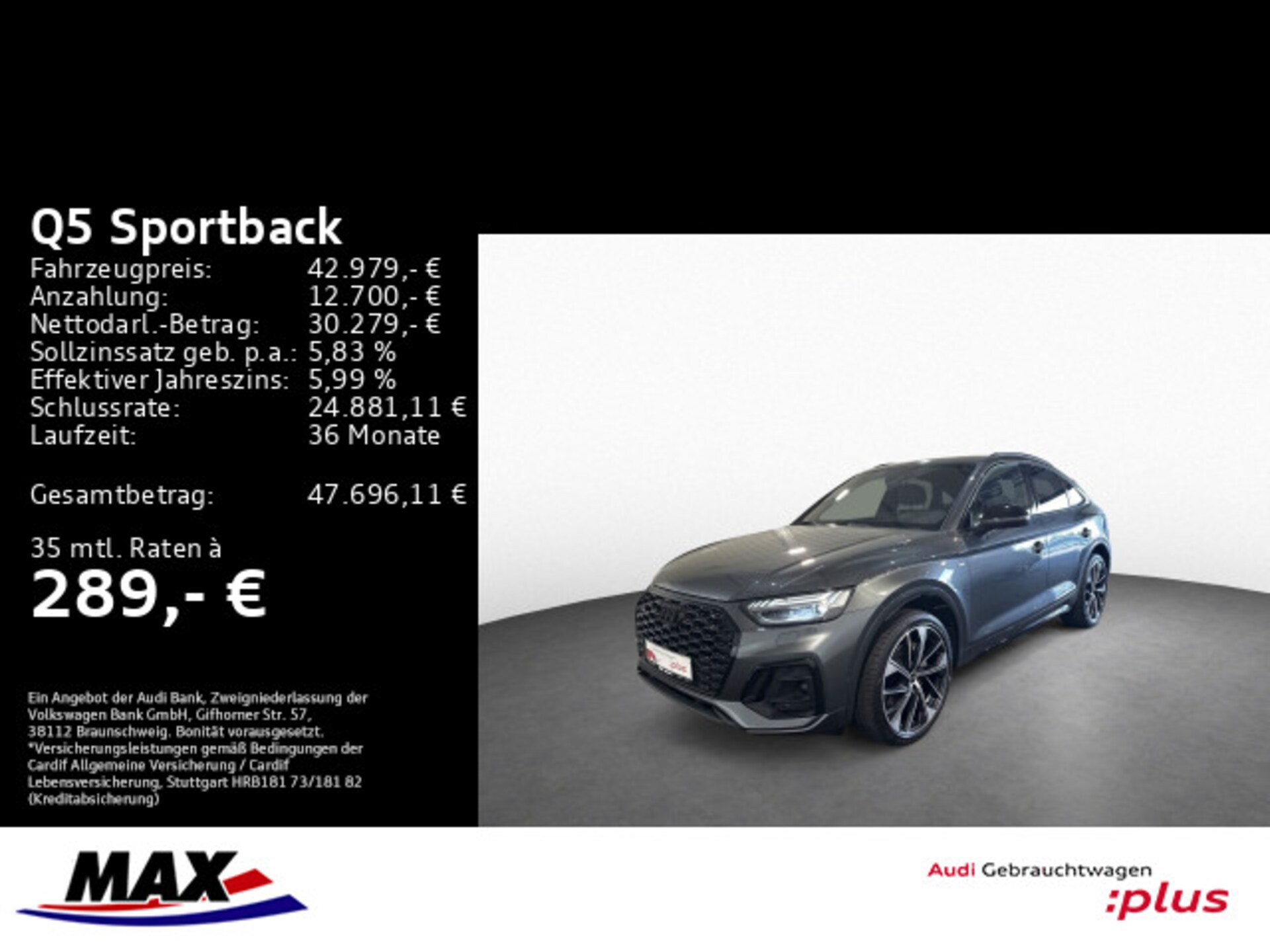 Audi Q5 Sportback S line