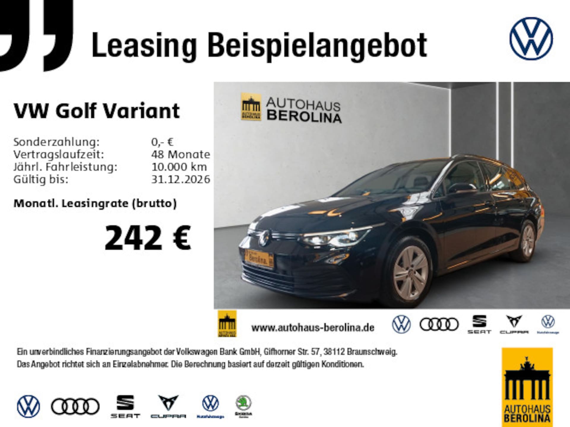 Volkswagen Golf Variant Life