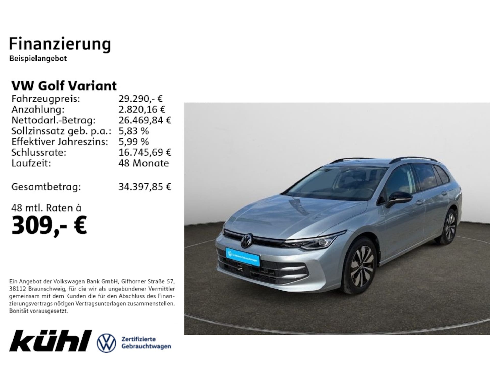 Volkswagen Golf Variant — Volkswagen Golf Variant Golf VIII Variant 1.5 eTSI DSG Goal Nai,AHK,LED,Kamera