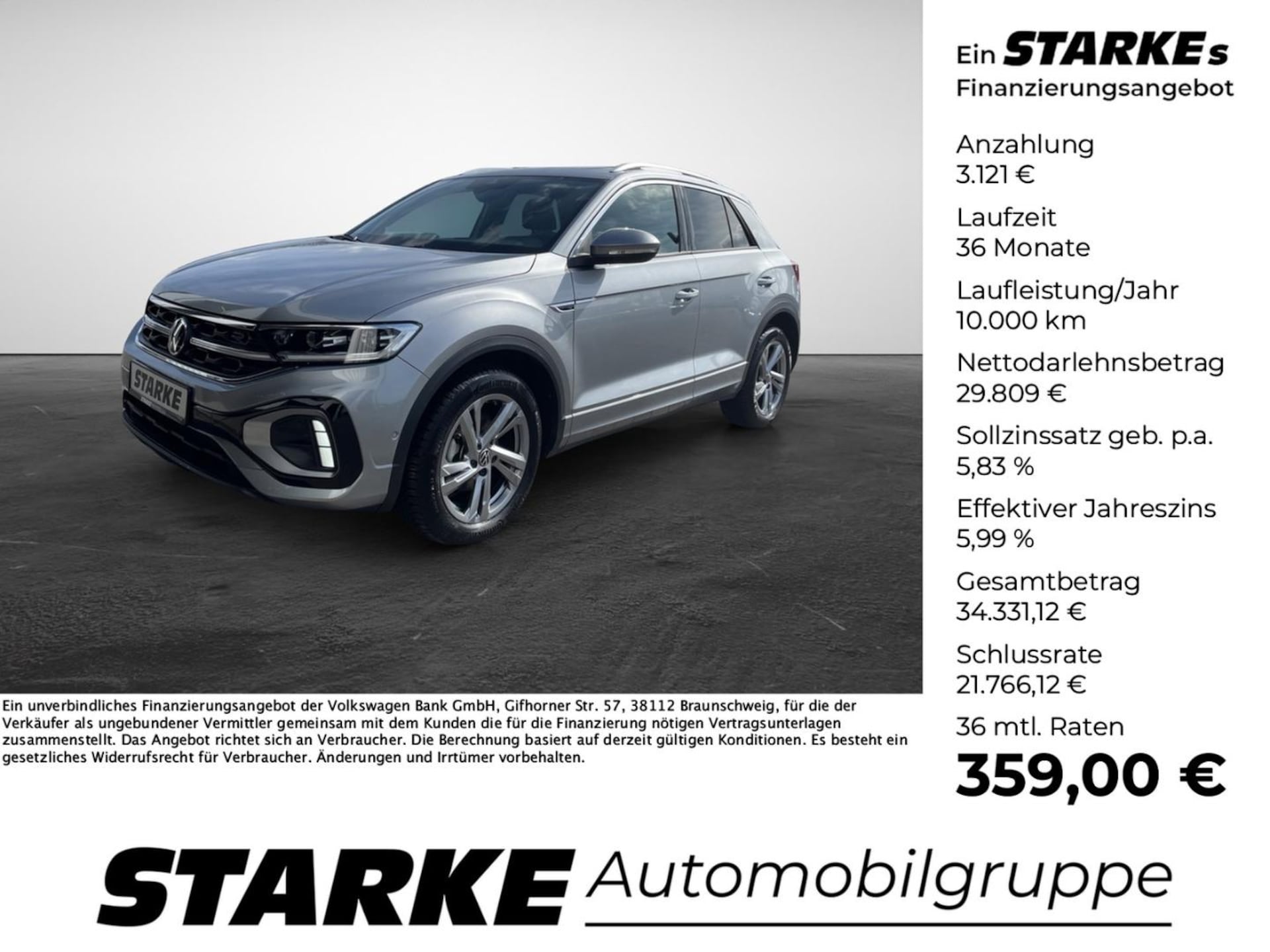 Volkswagen T-Roc R-Line
