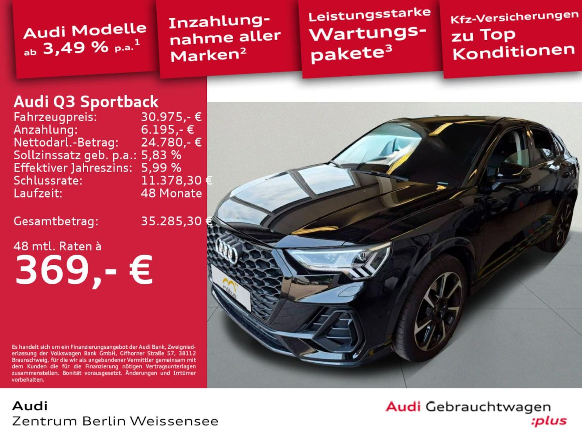 Audi Q3 Sportback TFSI e