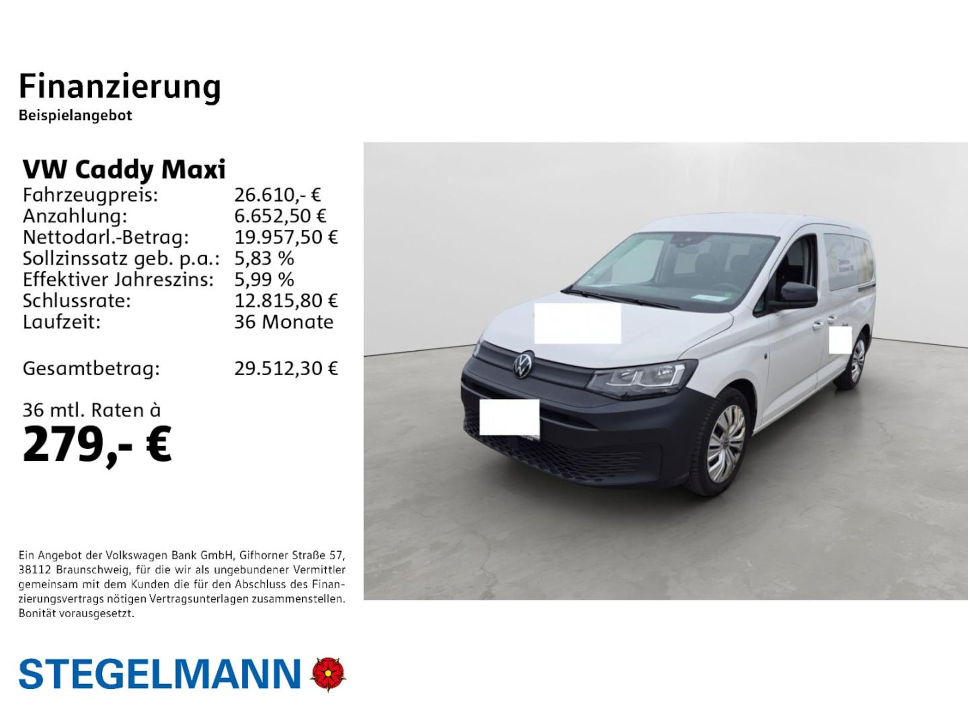 Volkswagen Caddy Maxi Basis-Modell