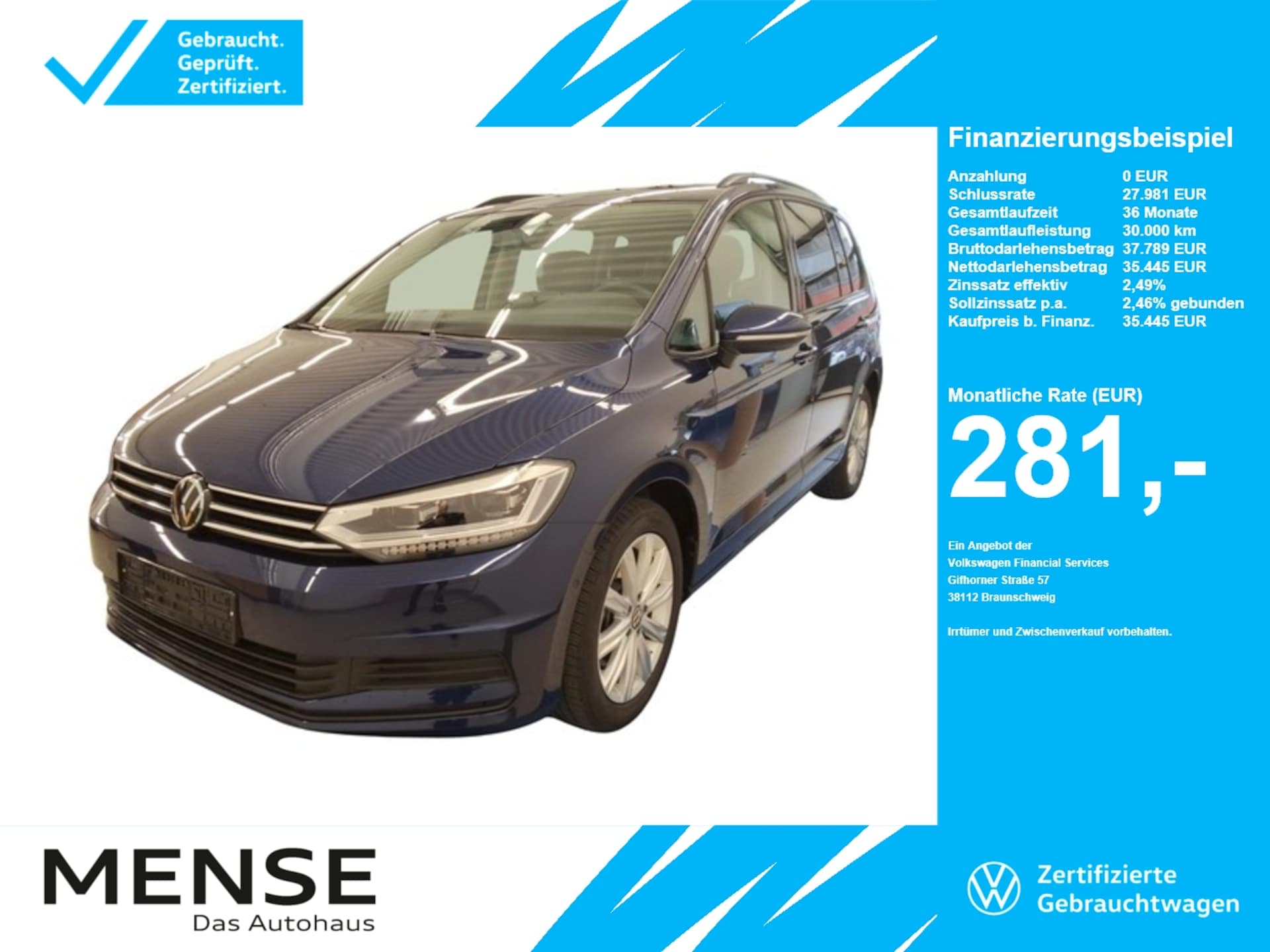 Volkswagen Touran Comfortline
