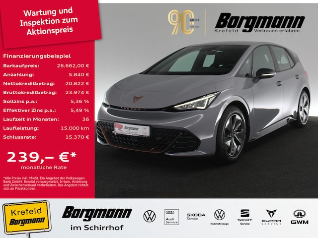 CUPRA Born 150 kW LED ACC NAVI KAMERA SHZ PDC KLIMA (37809)