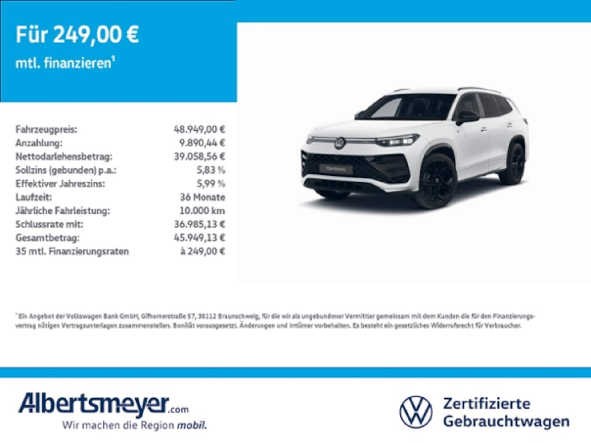 Volkswagen Tayron R-Line