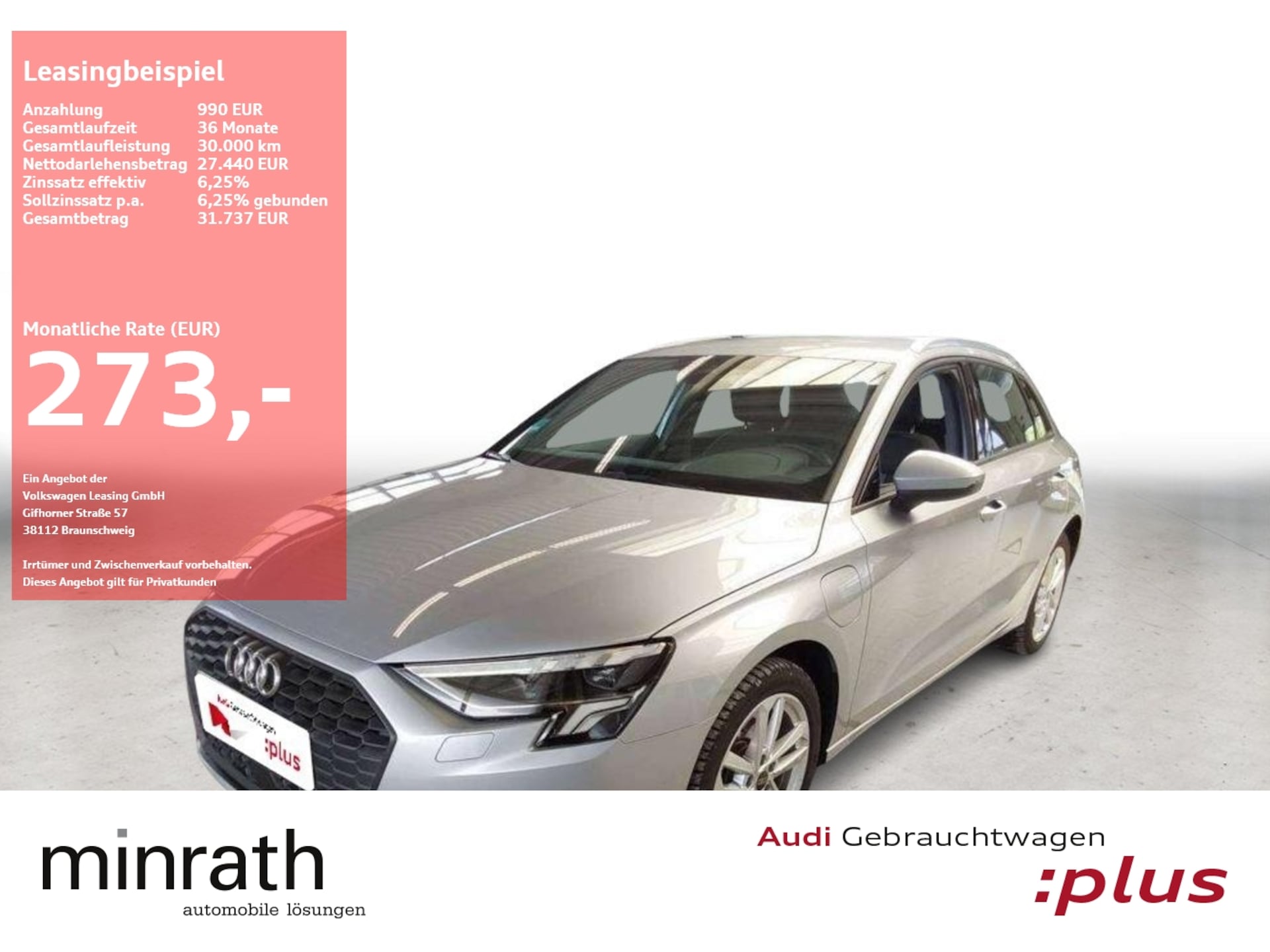 Audi A3 Sportback TFSI e
