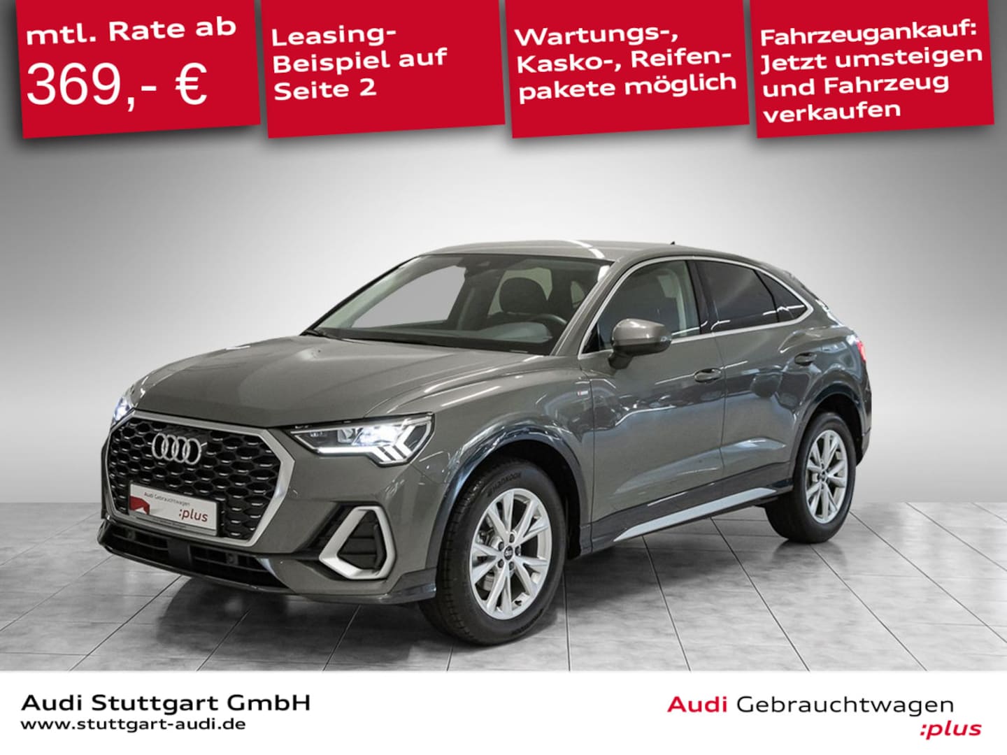 Bild über Audi Q3 Sportback S line 35 TFSI S tronic - für weitere Informationen kontaktieren Sie den Audi Partner