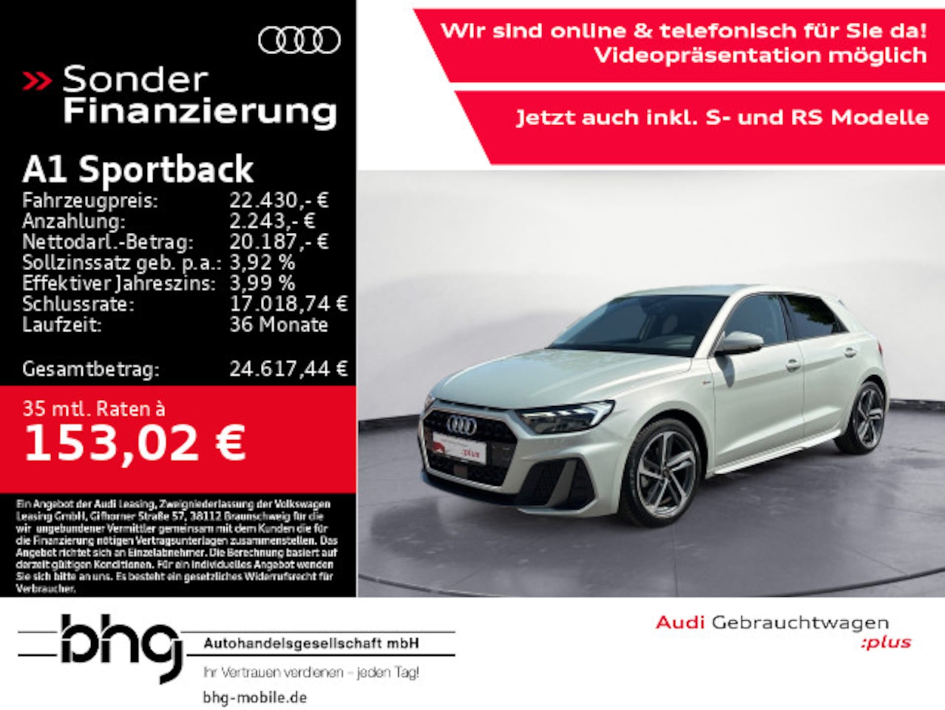 Audi A1 Sportback S line