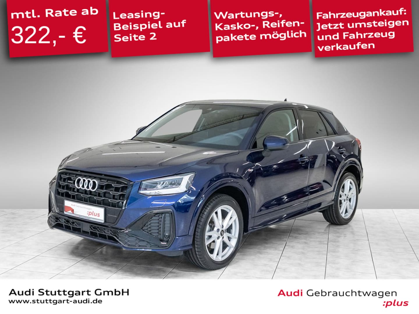 Bild über Audi Q2 S line 40 TFSI quattro S tronic - für weitere Informationen kontaktieren Sie den Audi Partner