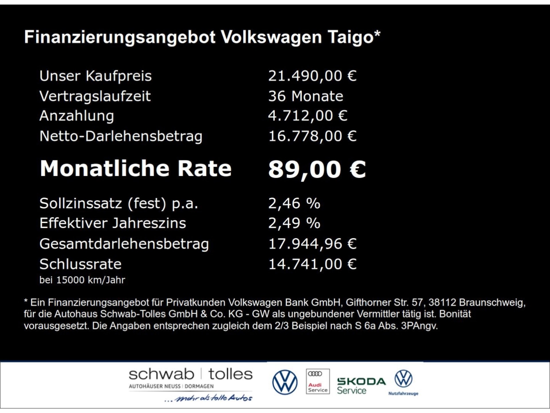 Volkswagen Taigo Goal