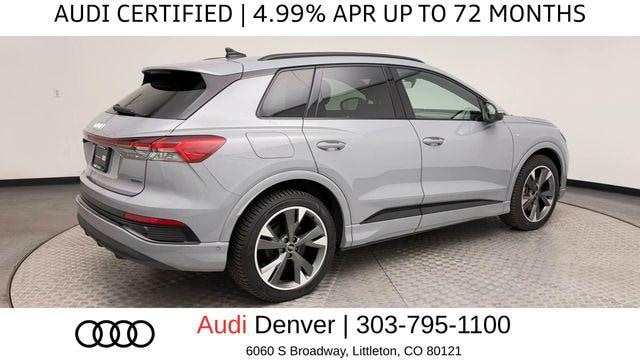 Certified 2024 Audi Q4 e-tron Premium Plus with VIN WA1LUBFZ3RP064339 for sale in Littleton, CO