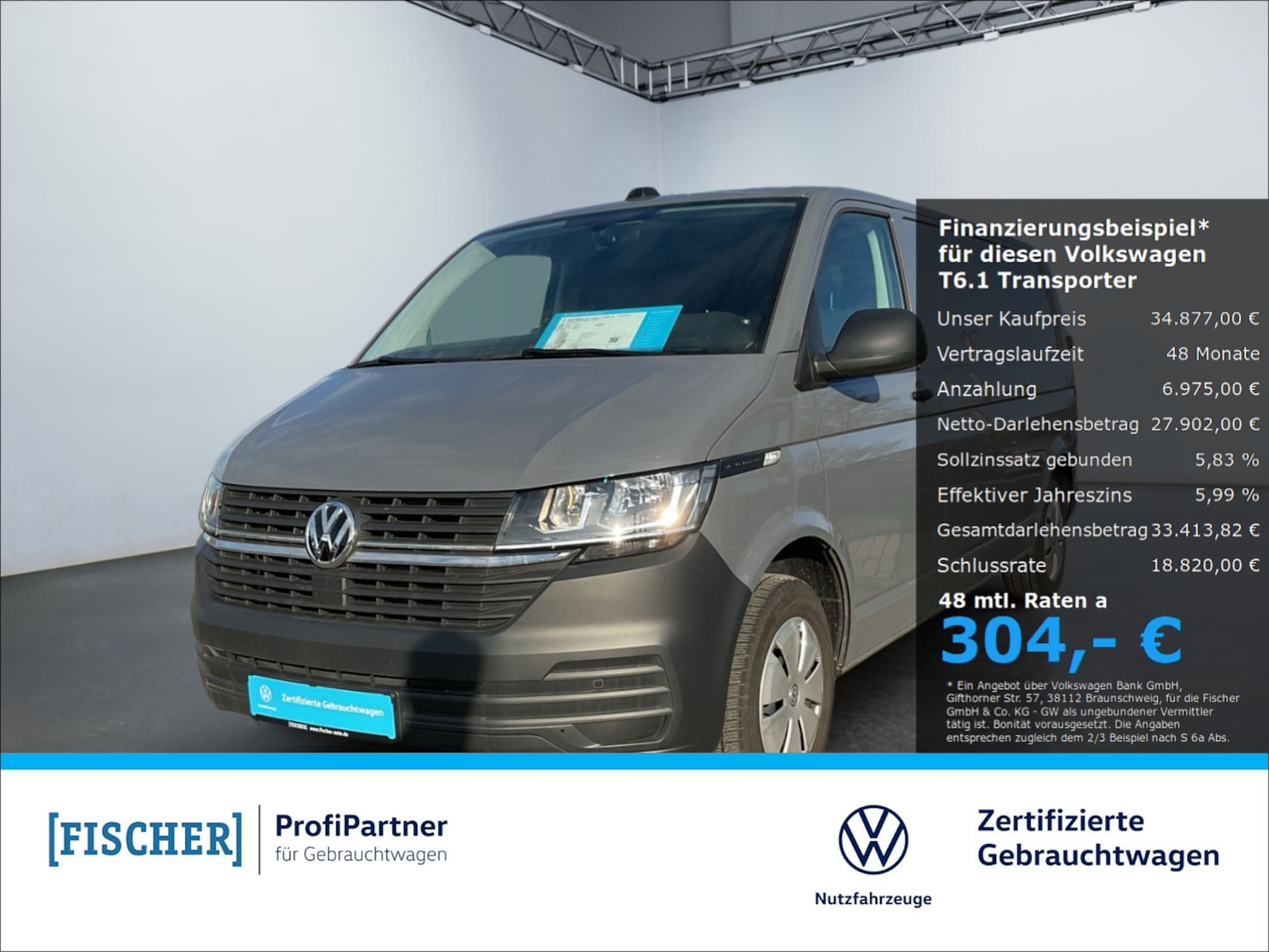 Volkswagen T6.1 Transporter Kasten langer Radstand